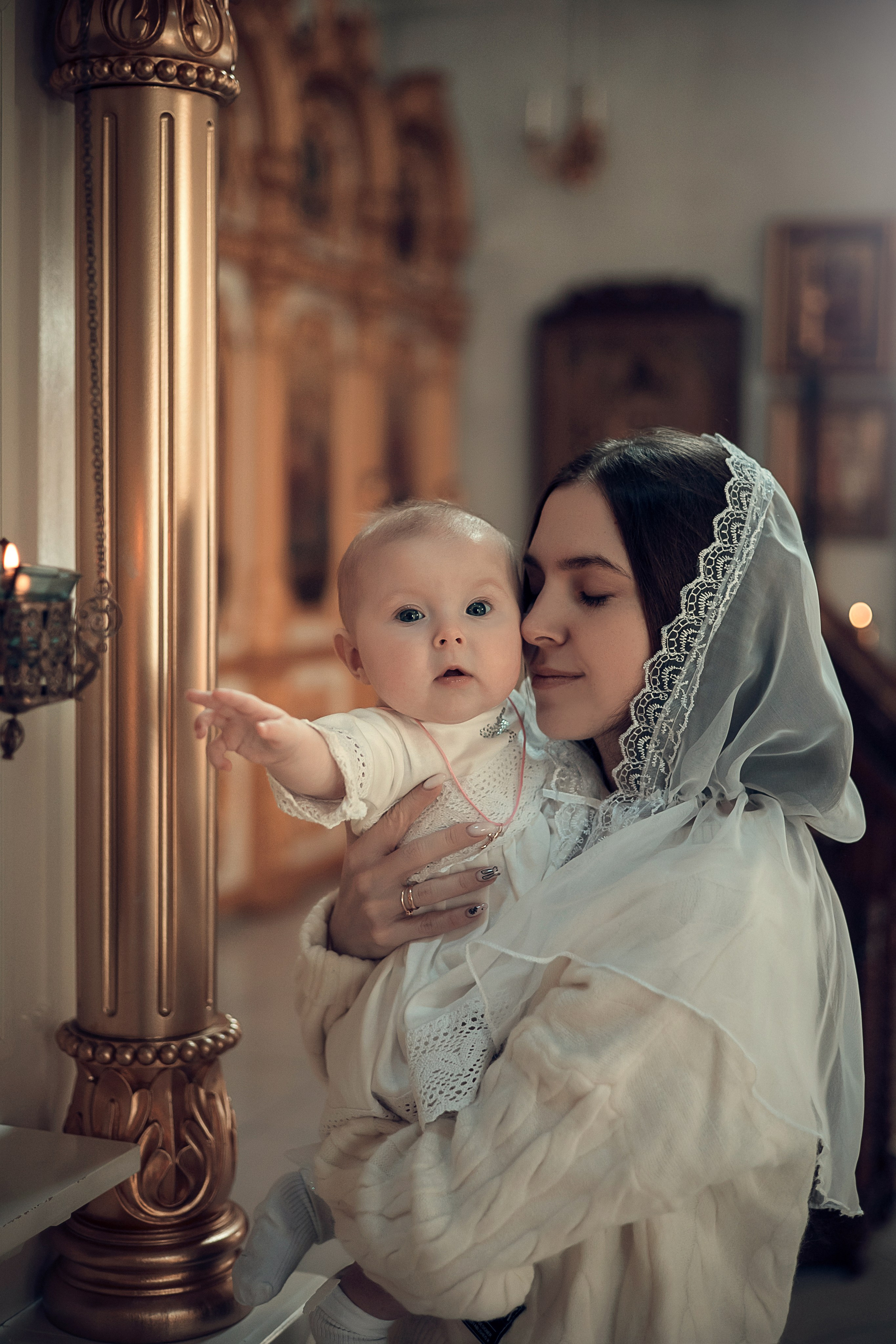 Крещение малышки. Семейный и детский фотограф в Ярославле Виктория Макаренко