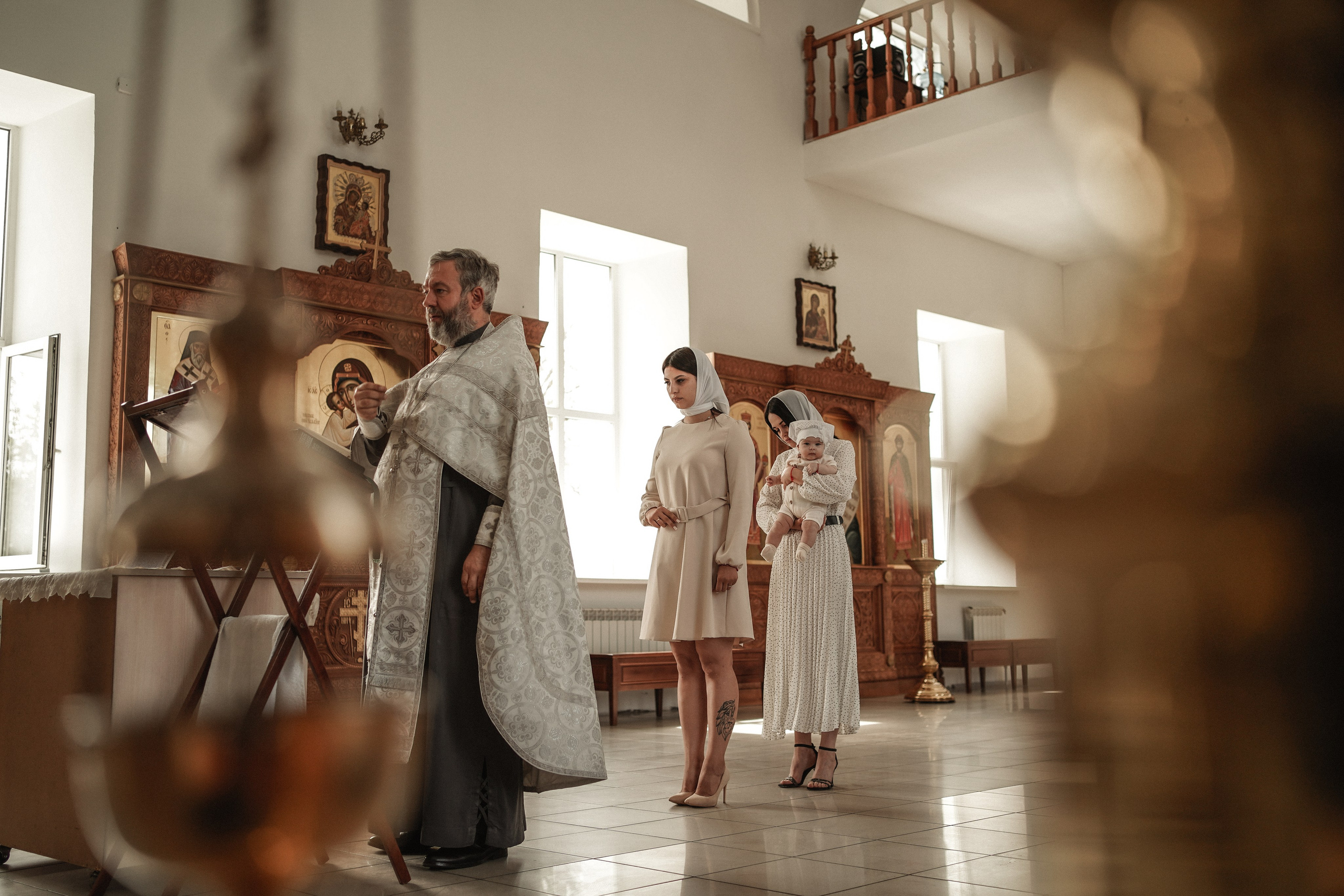 Таинство Крещения в Успенском храме. Свадебный фотограф в Ростове-на-Дону. Таинство Крещения и Венчания, семейные фотосессии. Алёна Чёботова