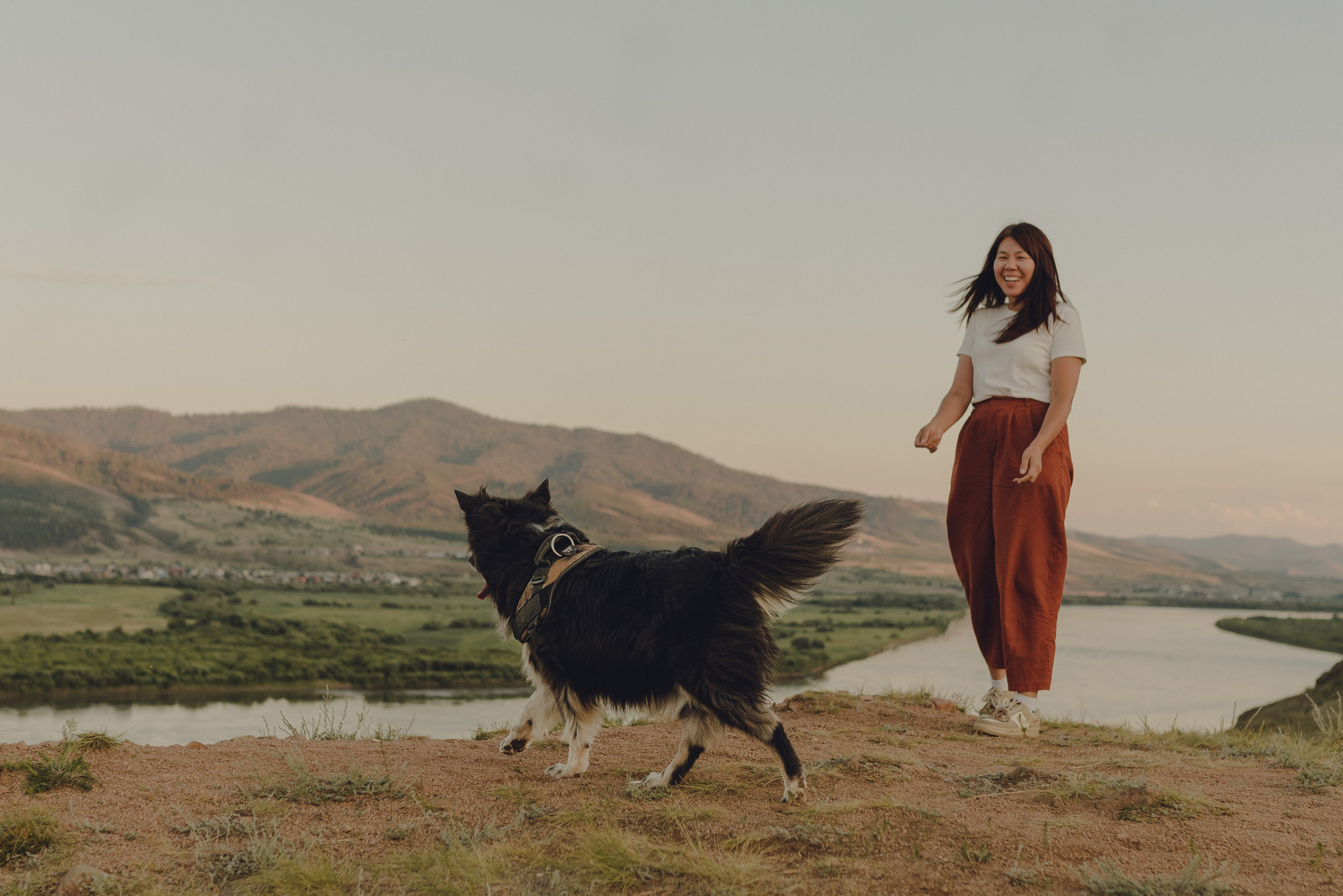 Настя и Умка. Фотограф анималист в Спб недорого Олеся Майорова