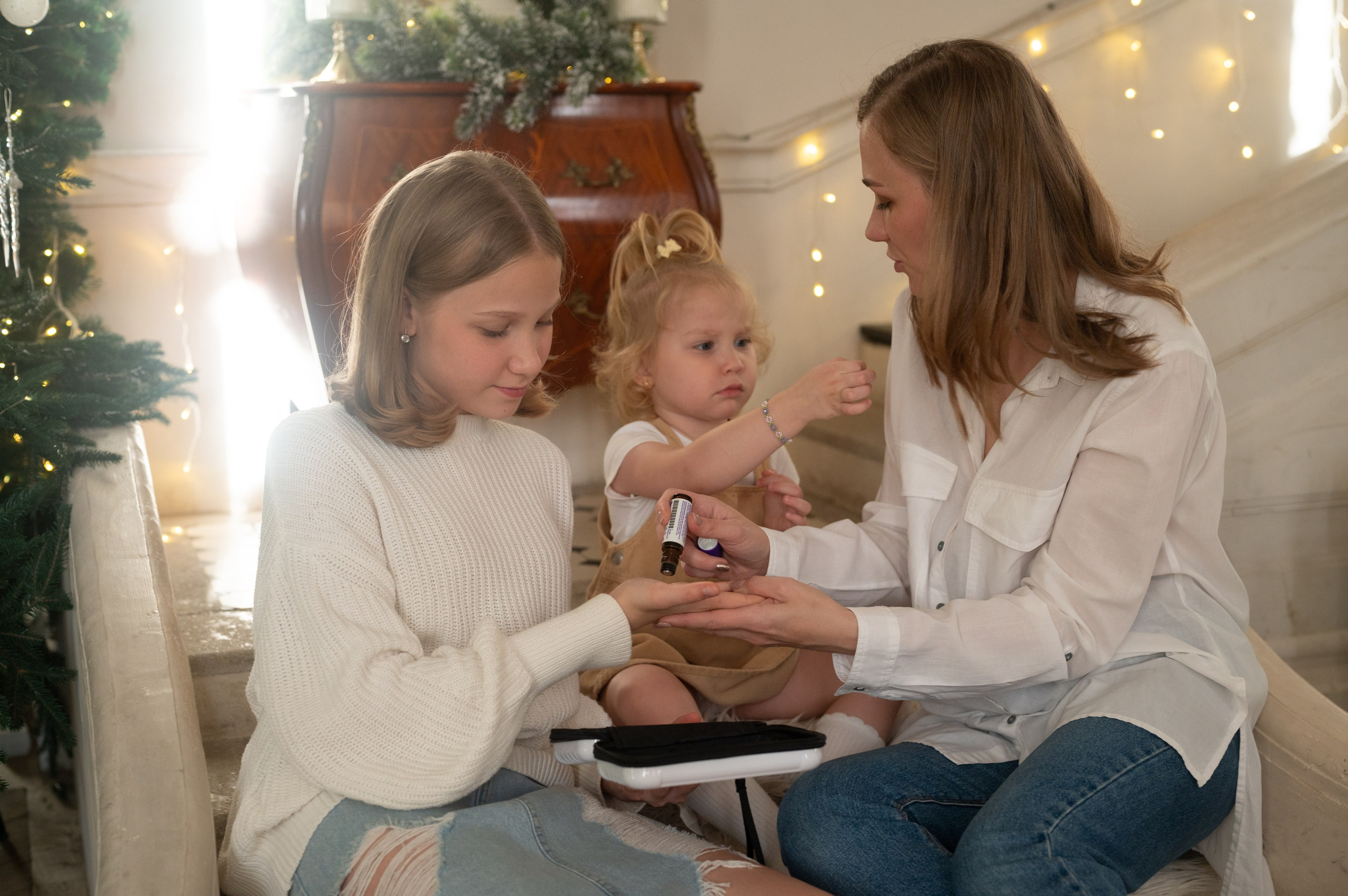 Фотостудия «Файн-арт» Новый год 2024-25. Фотограф новорожденных, семейный детский в Тюмени Татьяна Морозова