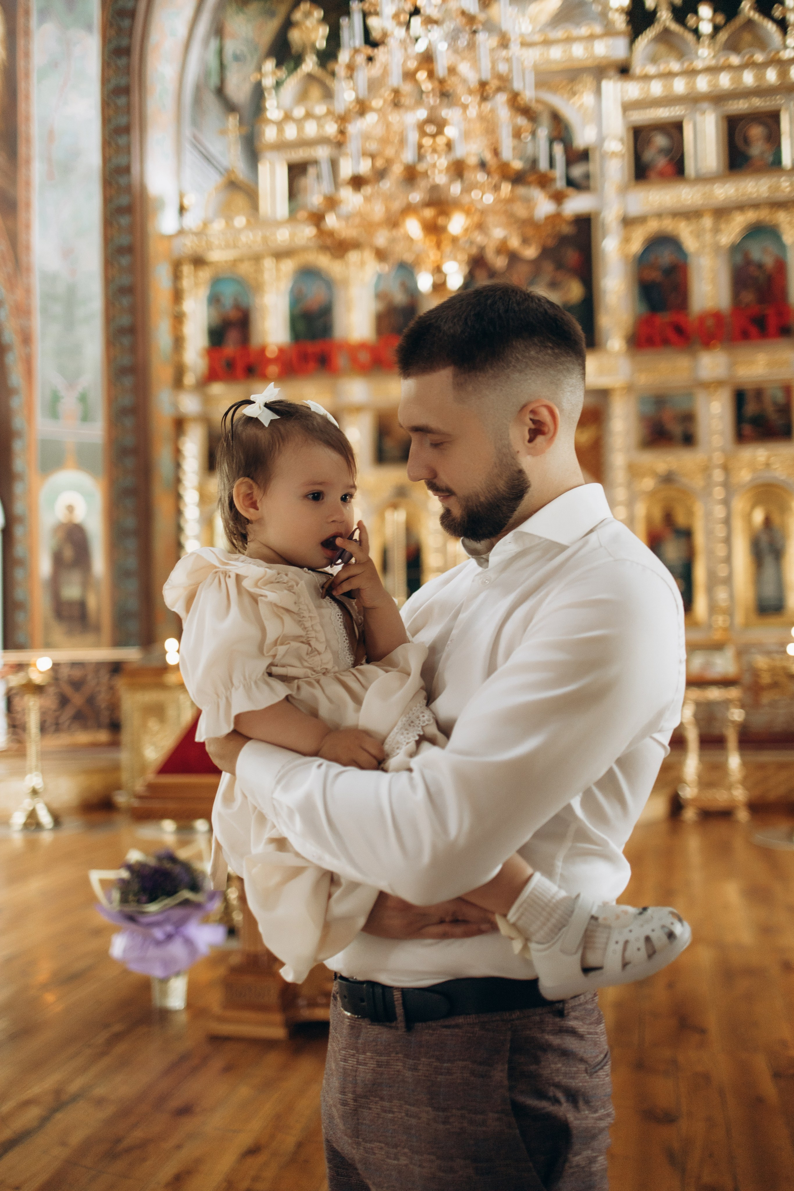 Крещение Стефании. Самый теплый фотограф в Краснодаре Рябоконь Ксения