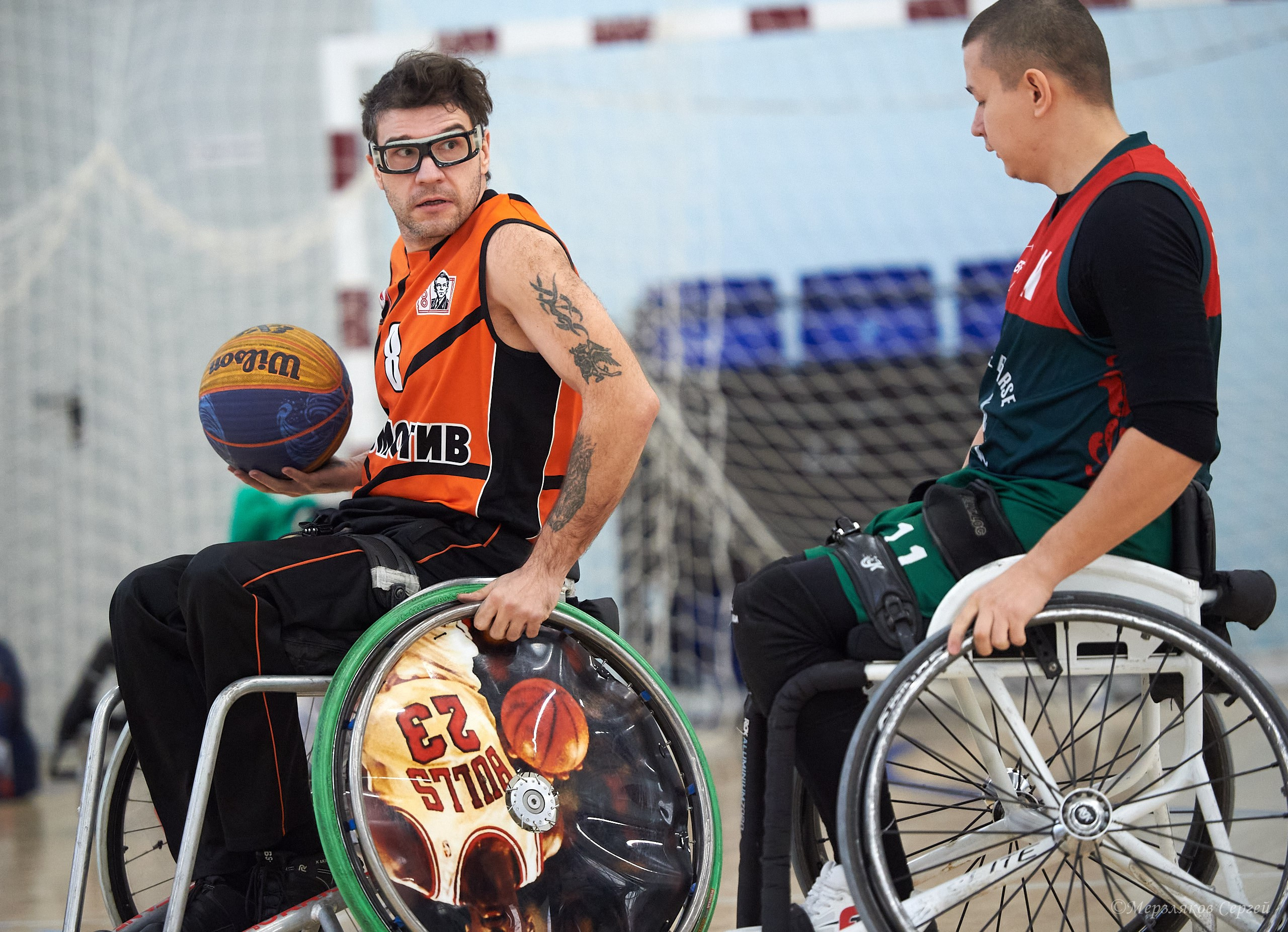 X традиционный Рождественский турнир по баскетболу на колясках. Ижевск. Спортивный репортажный фотограф в Ижевске Сергей Мерзляков
