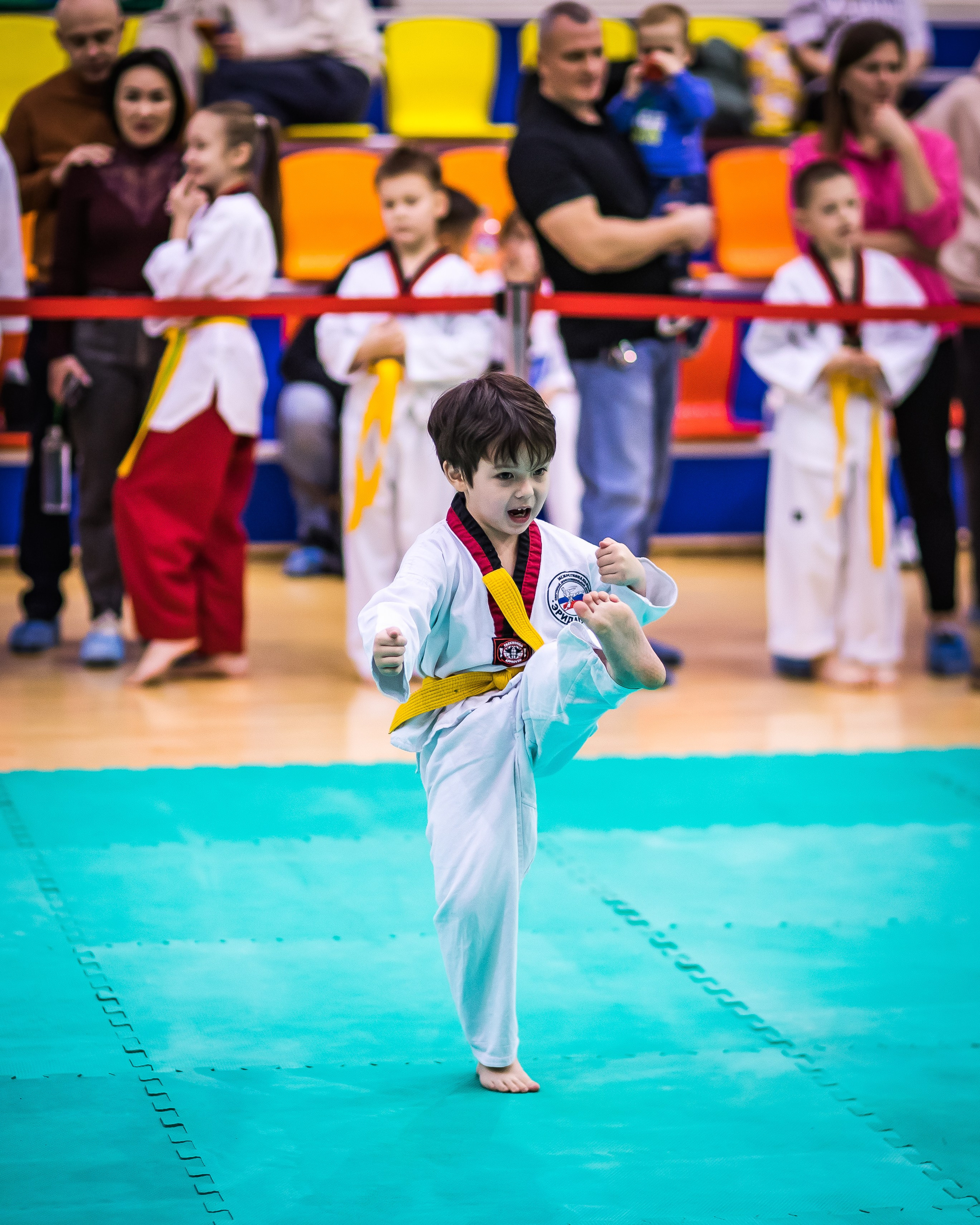 Турнир Федерации детского тхэквондо России по дисциплине ПХУМСЭ. Спортивный фотограф Максим Серегин