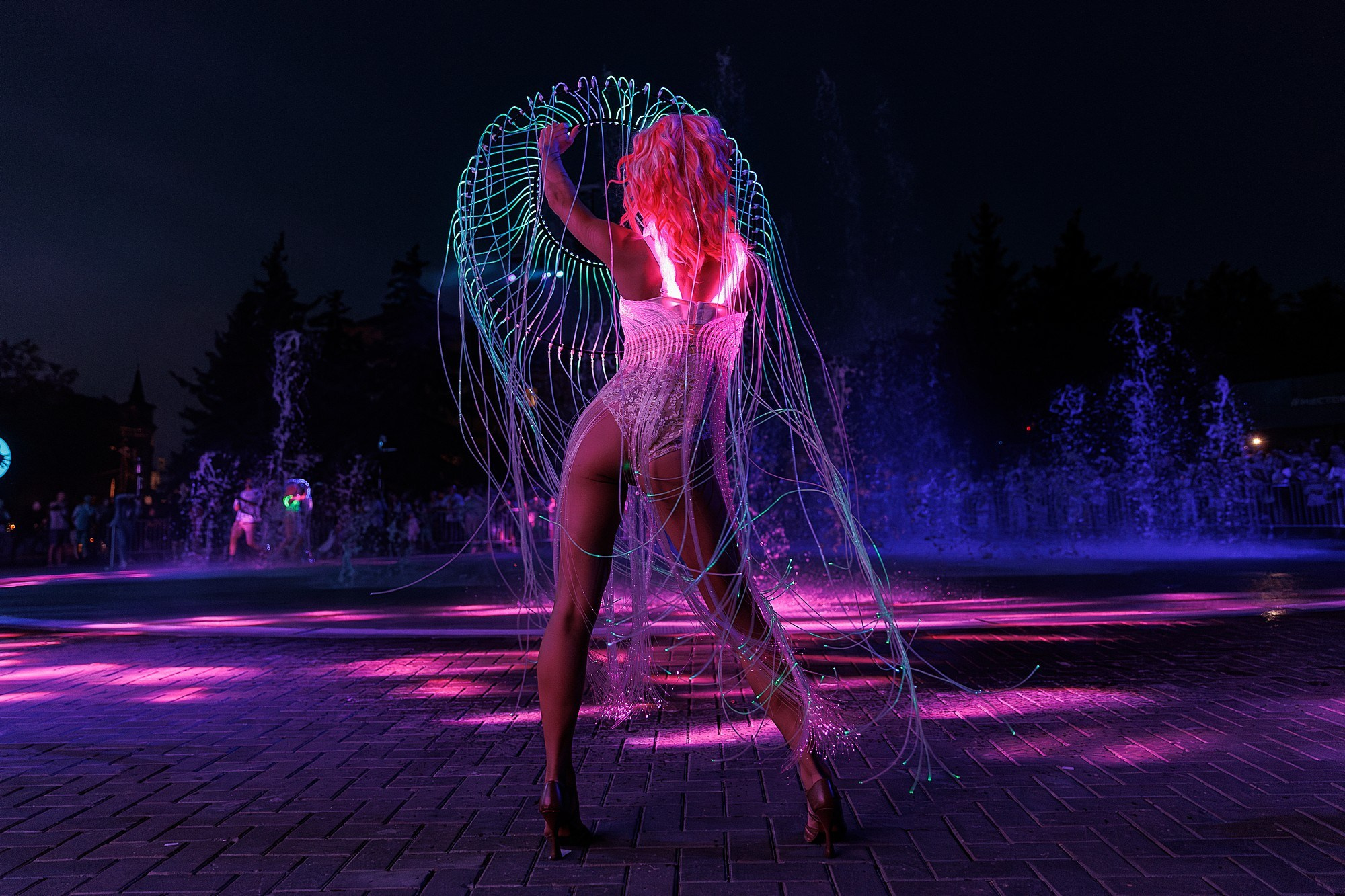 Открытие мультимедийного фонтана | СБЕР. Боченков Вадим | Фотограф в Пскове и Санкт-Петербурге