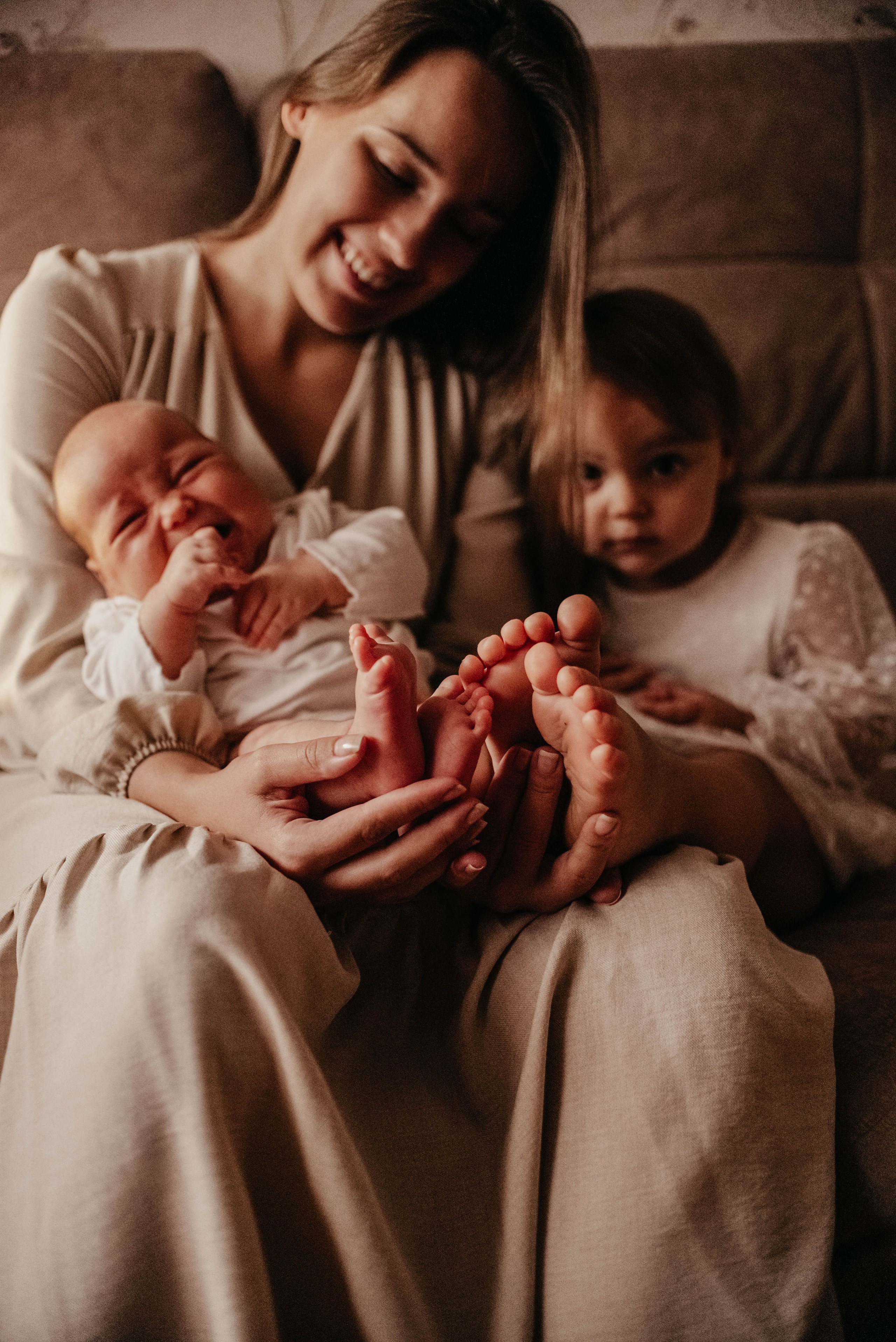 Домашняя съемка новорожденного. Семейный фотограф в Железнодорожном Масаева Елена