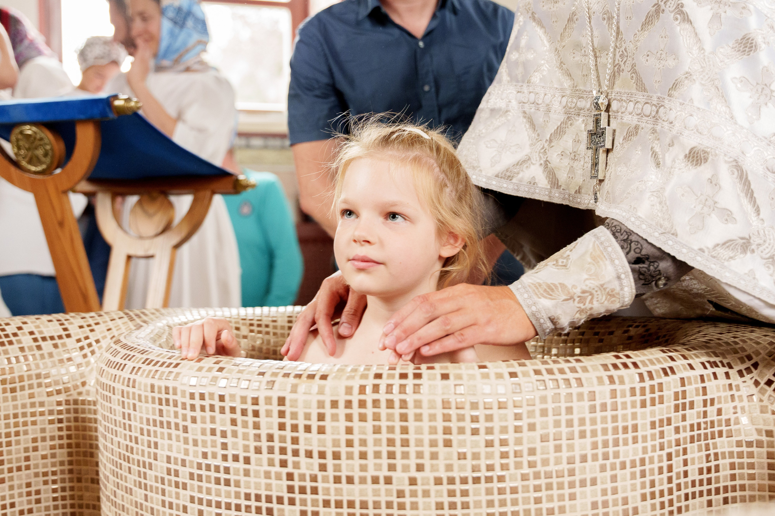 Крещение Полины. Фотограф Юлия Попова