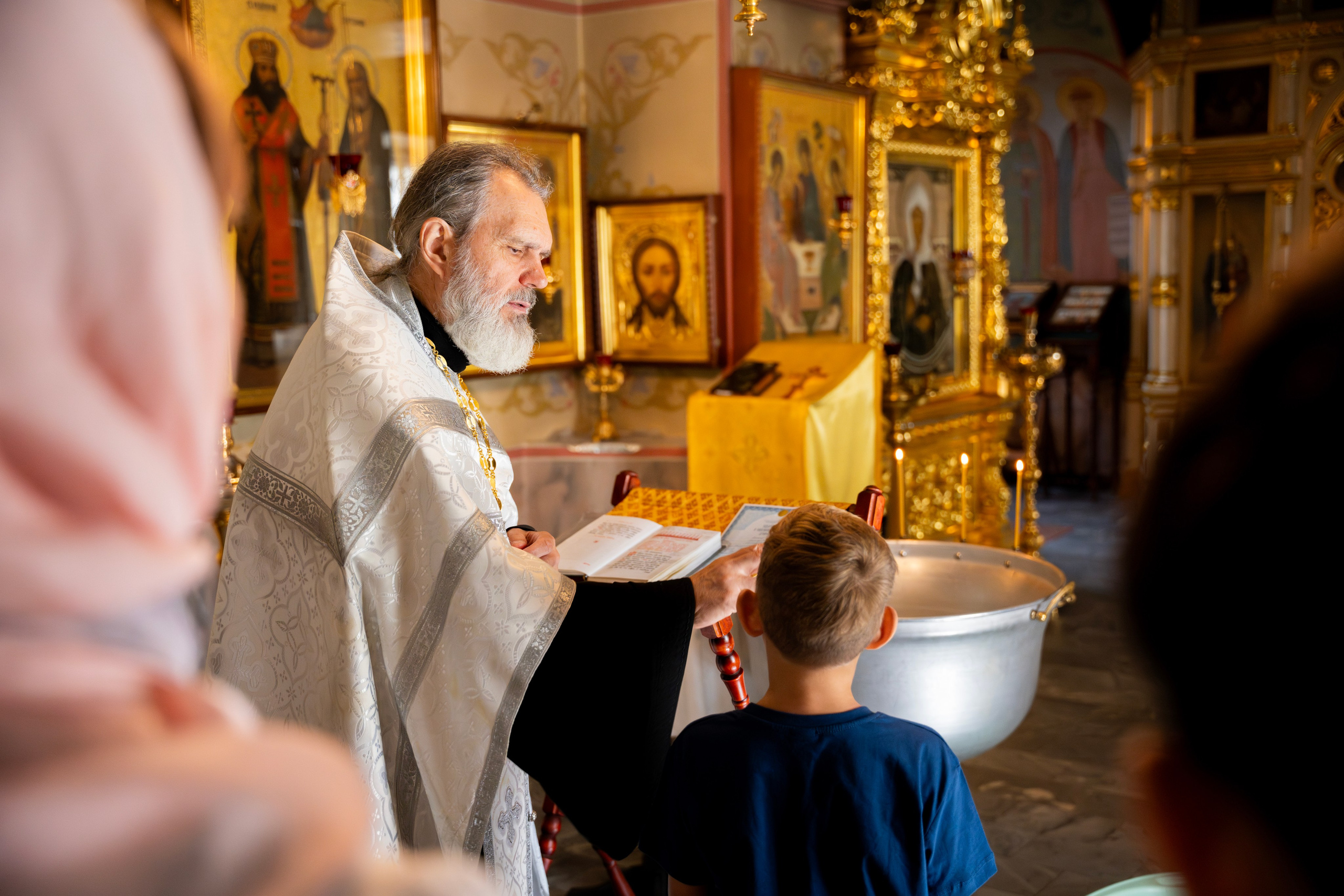 Крещение Даниила. Фотограф Юлия Попова