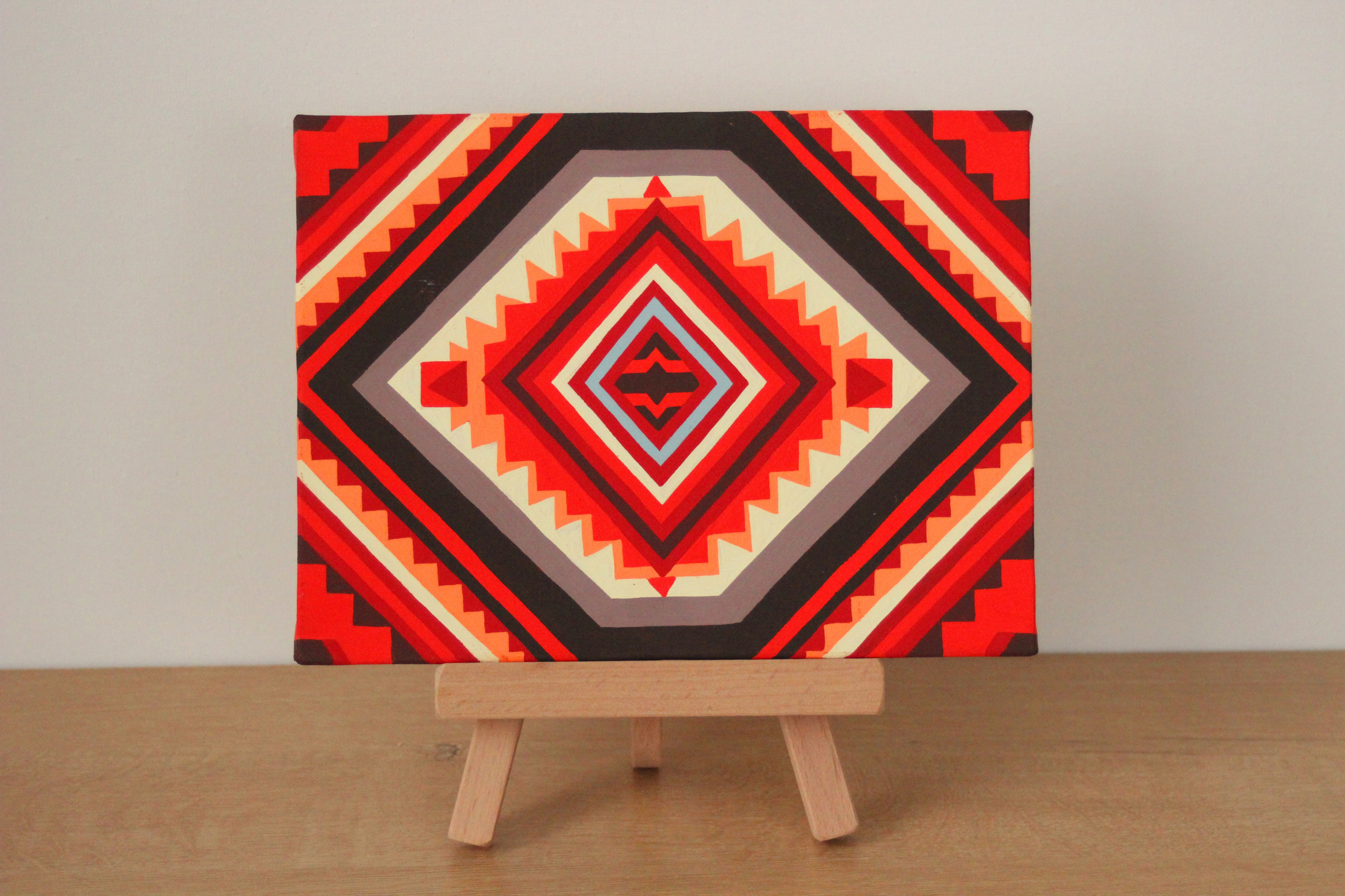 АПРЕЛЬ холст, темпера, гуашь 15х20 см 2024 г 5.000 р