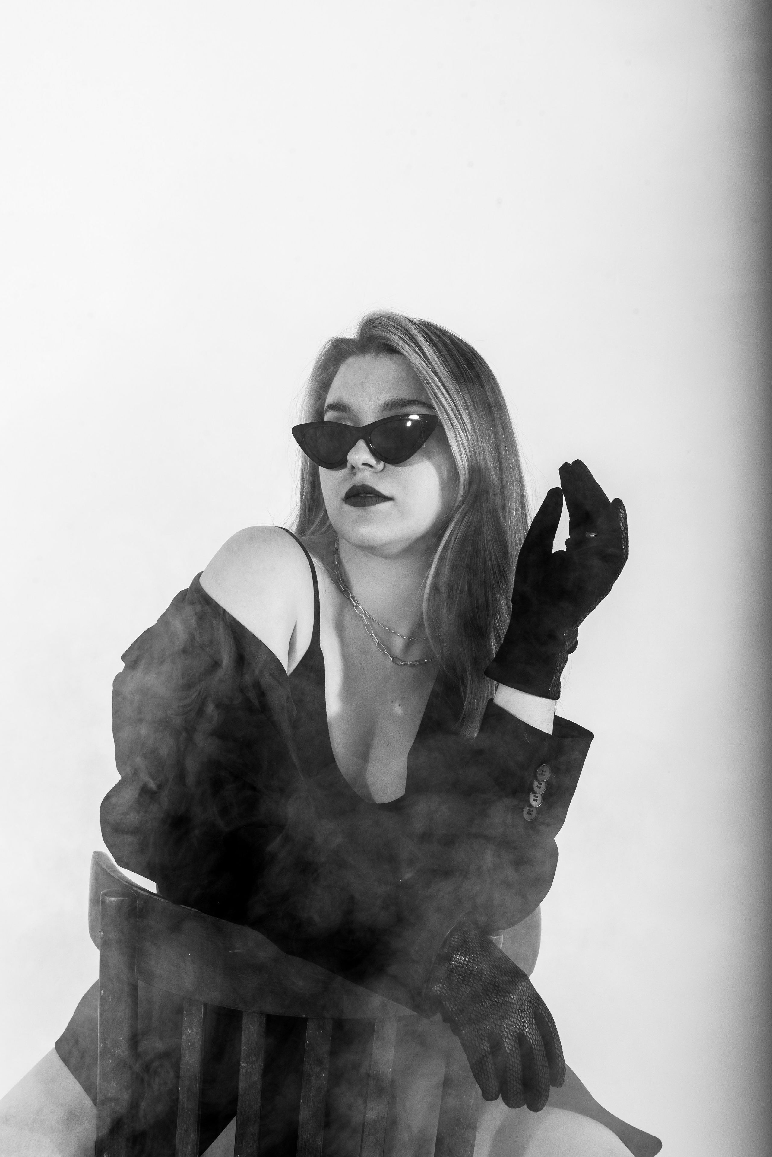 Фотосессия в студии на циклораме