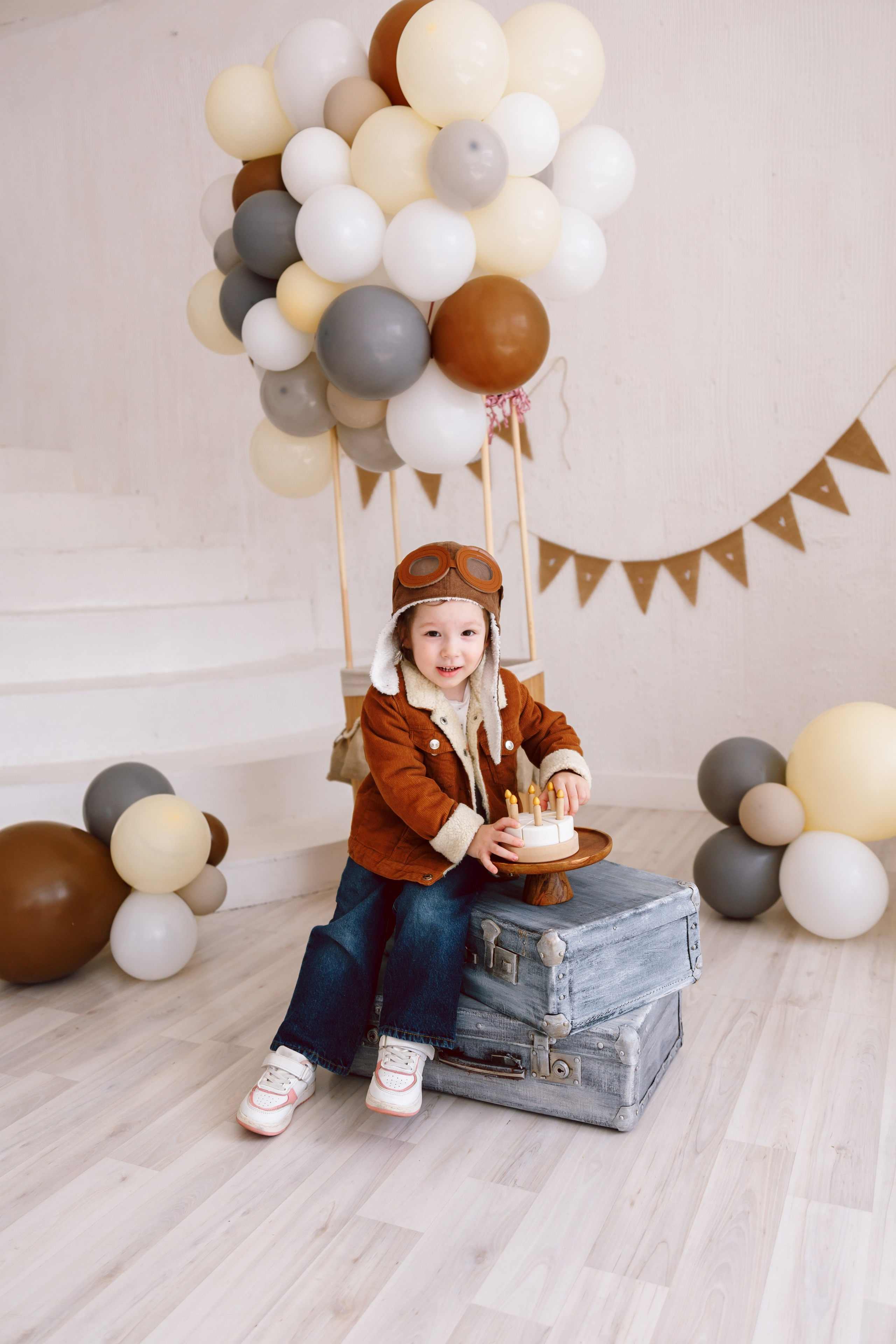 Фотодень «на воздушном шаре». Фотограф новорожденных Тверь Диана Муляева