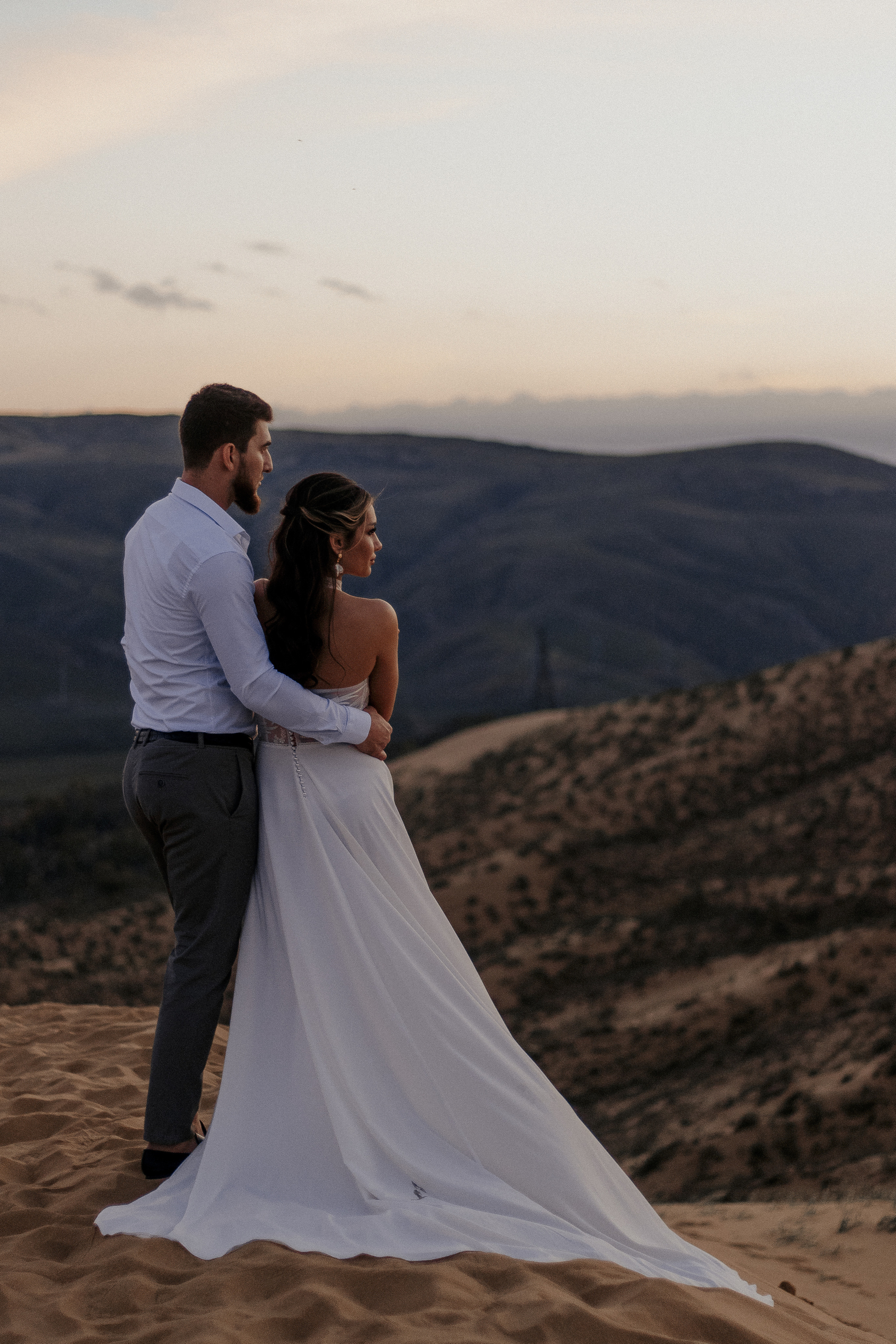 Свадебная съемка в пустыне. Фотограф в Санкт-Петербурге Лиза Семченкова