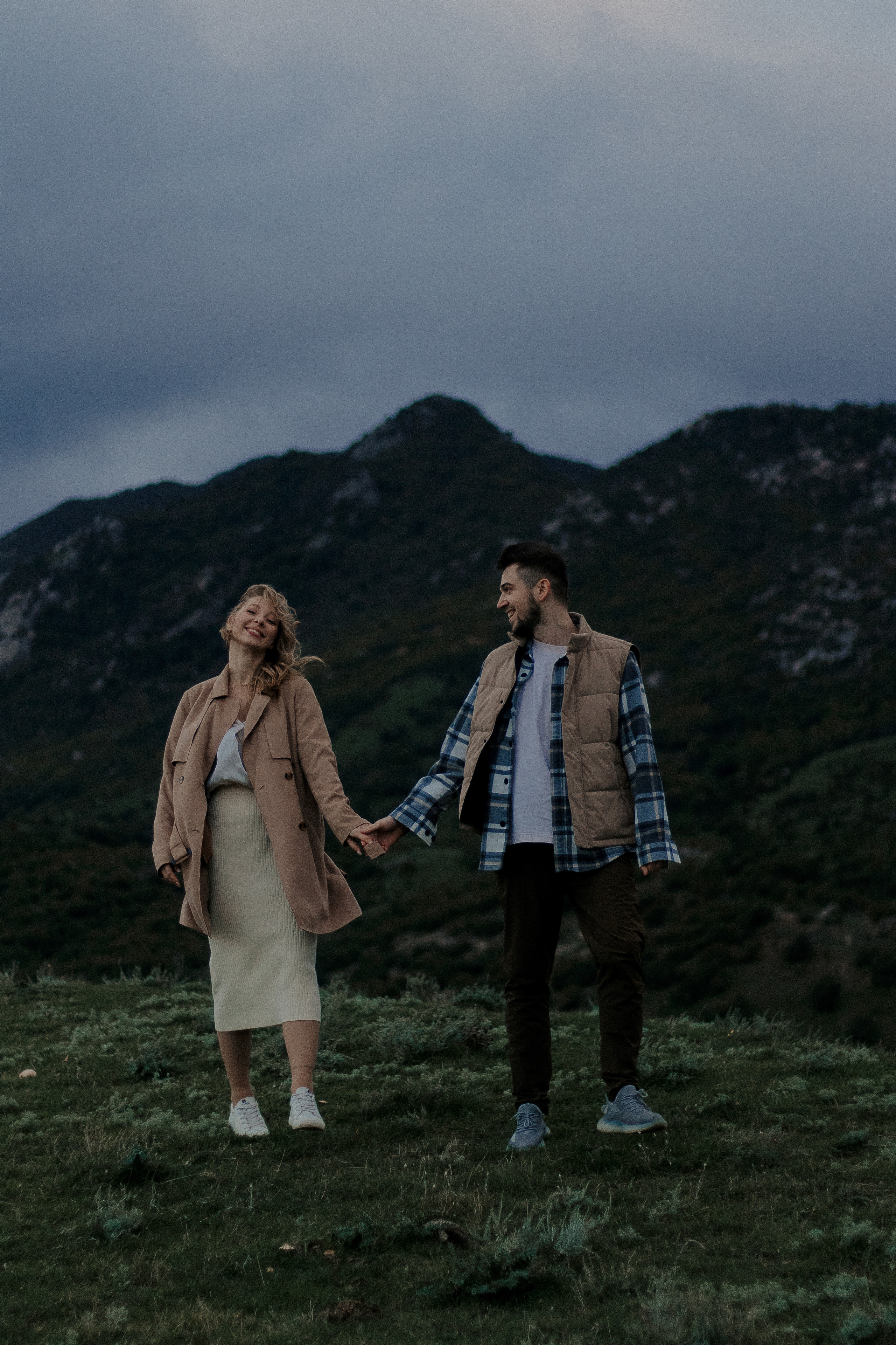 Влюбленные в горах. Фотограф в Санкт-Петербурге Лиза Семченкова