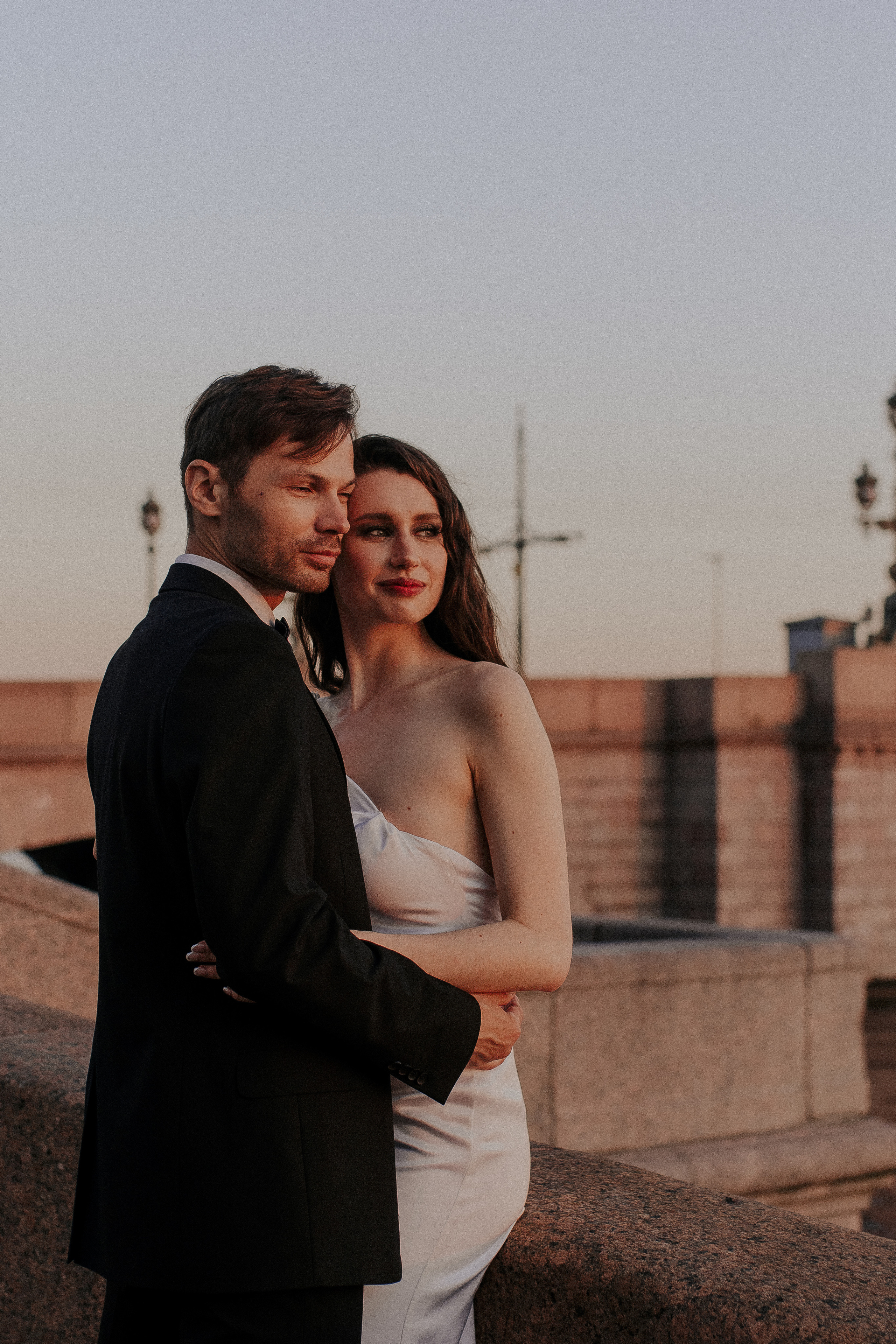 Свадьба на рассвете в Петербурге. Фотограф в Санкт-Петербурге Лиза Семченкова