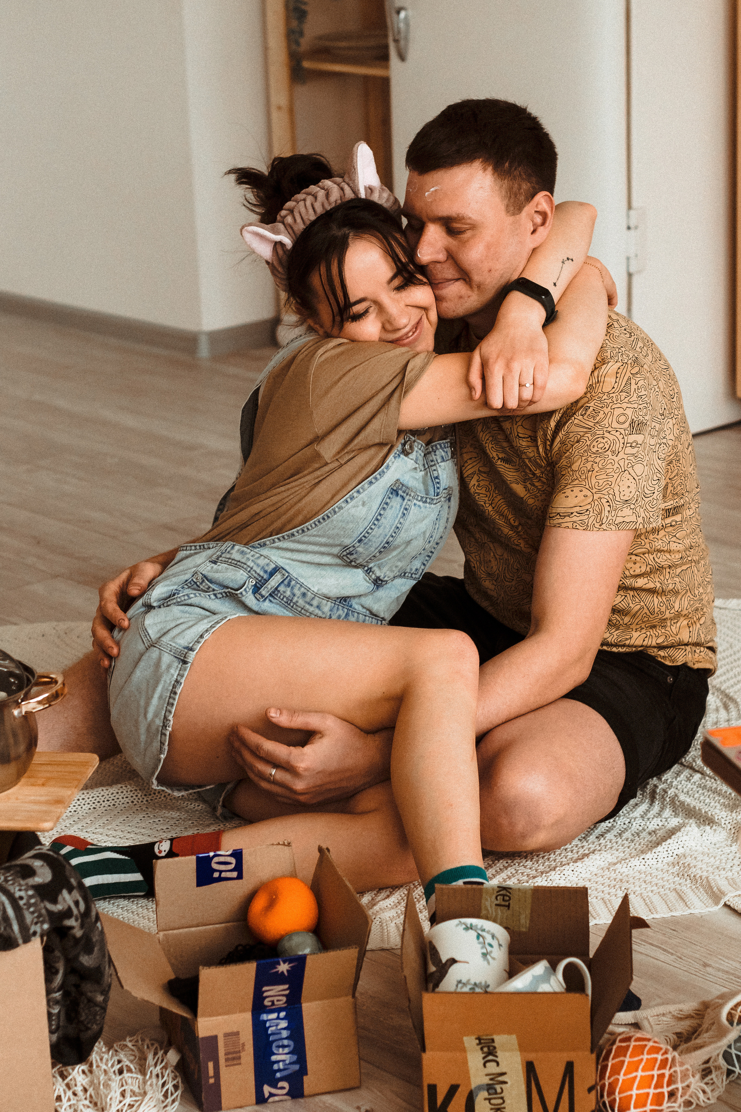 Лавстори во время переезда. Фотограф в Санкт-Петербурге Лиза Семченкова