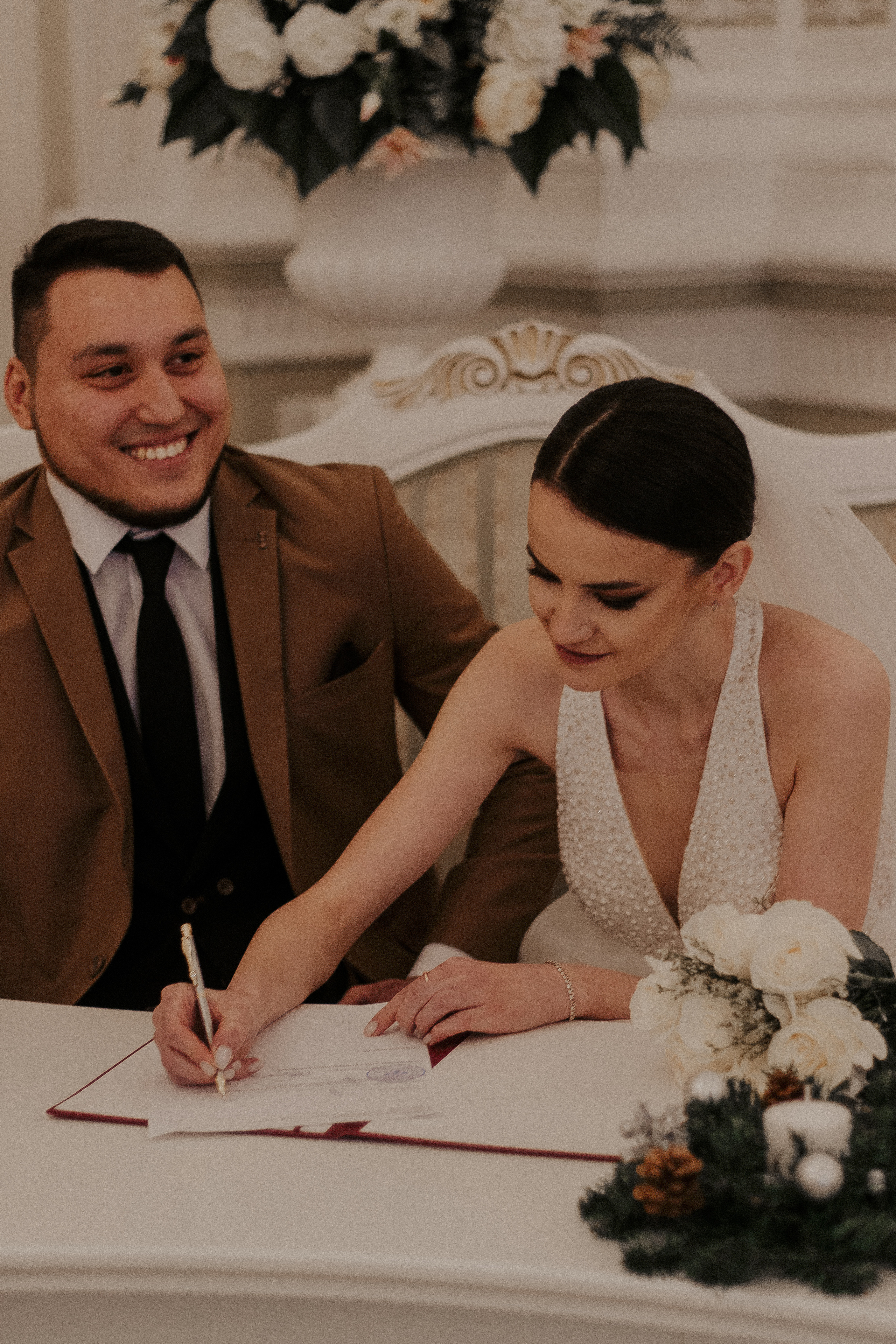 Нежная свадебная история в первом дворце Петербурга. Фотограф в Санкт-Петербурге Лиза Семченкова