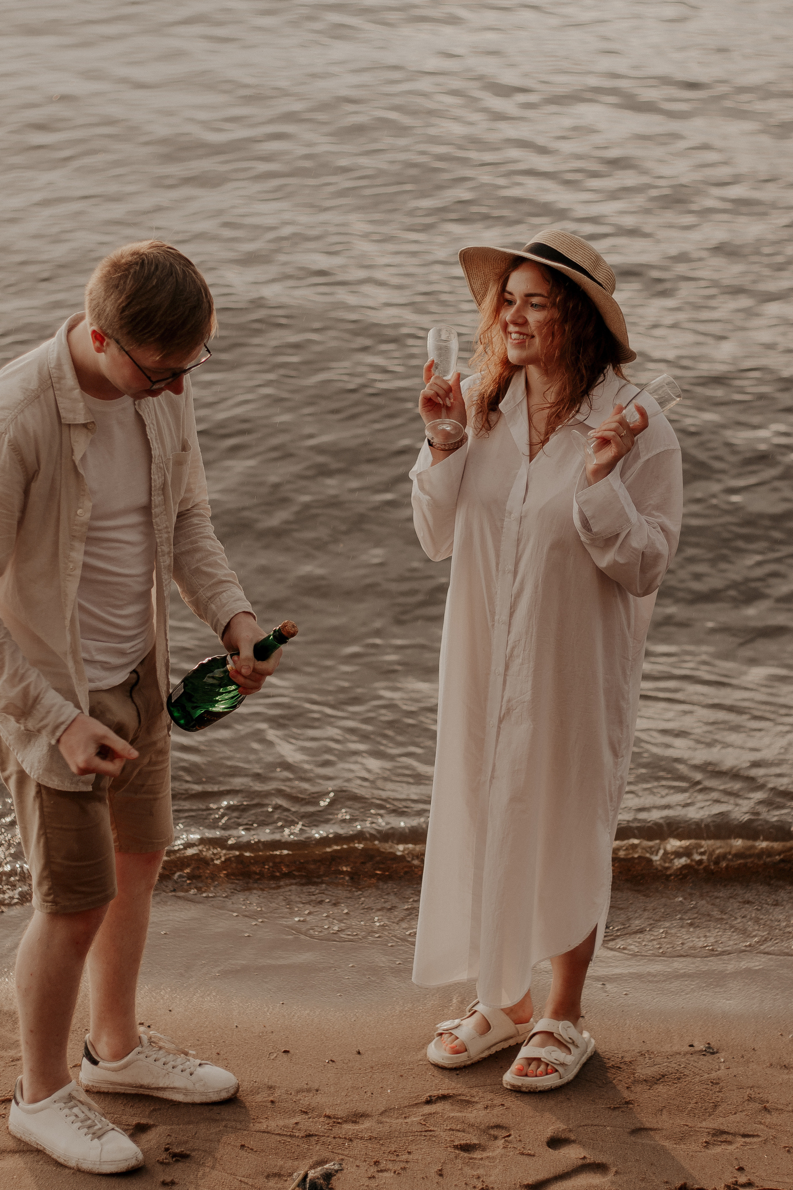 Пара на заливе. Фотограф в Санкт-Петербурге Лиза Семченкова