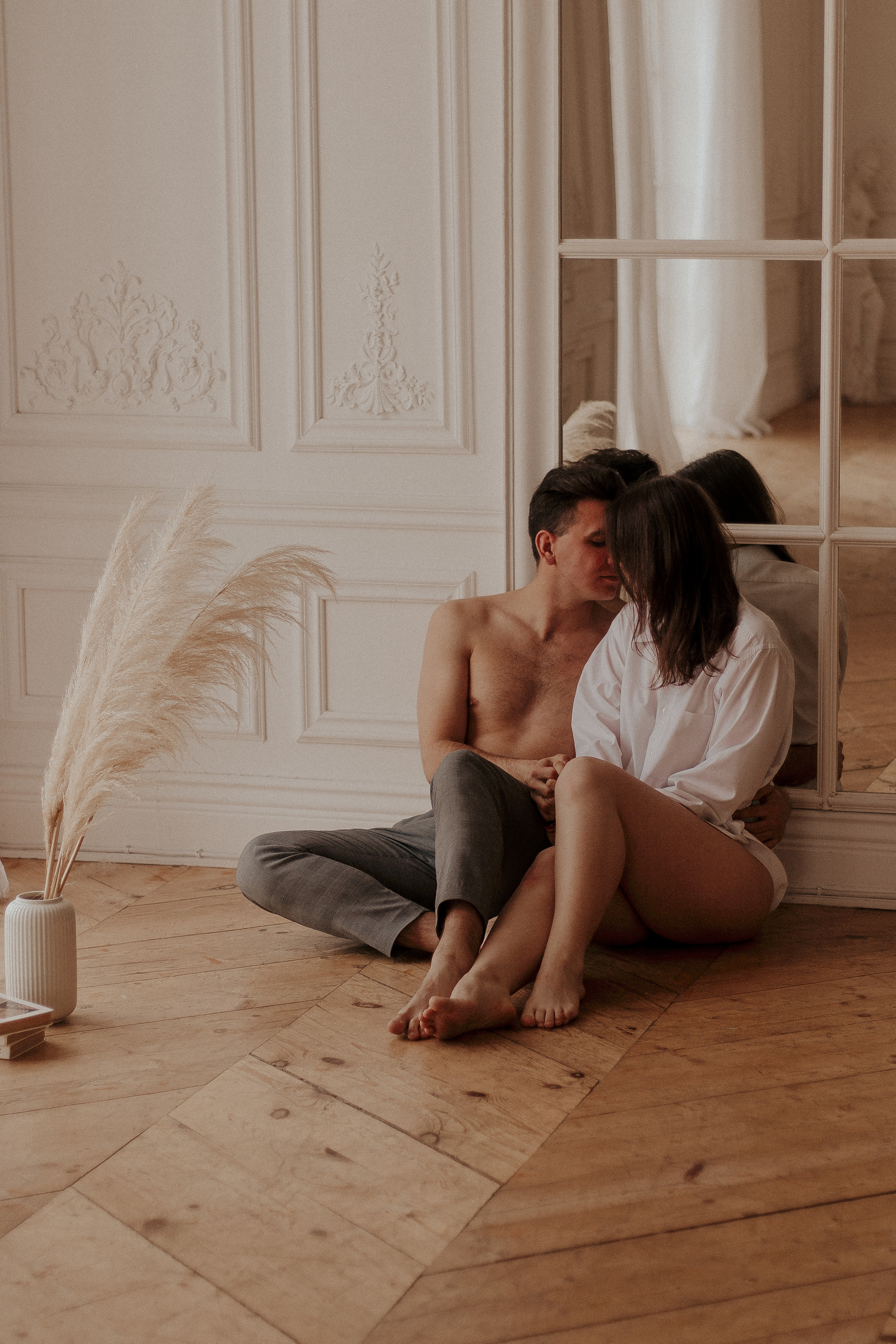 Любовная фотосессия в студии Спб. Фотограф в Санкт-Петербурге Лиза Семченкова