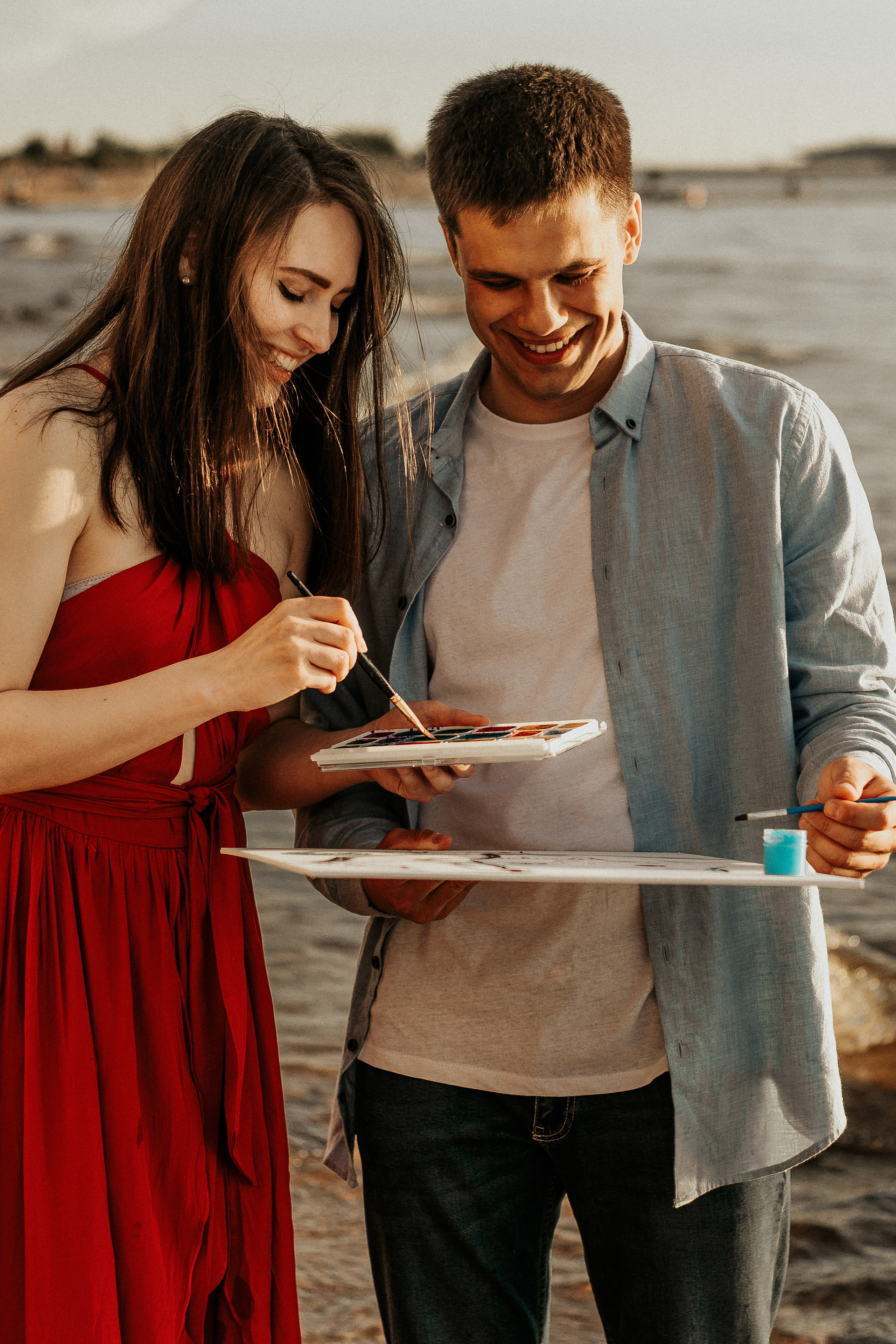 Лавстори на заливе в Петербурге. Фотограф в Санкт-Петербурге Лиза Семченкова