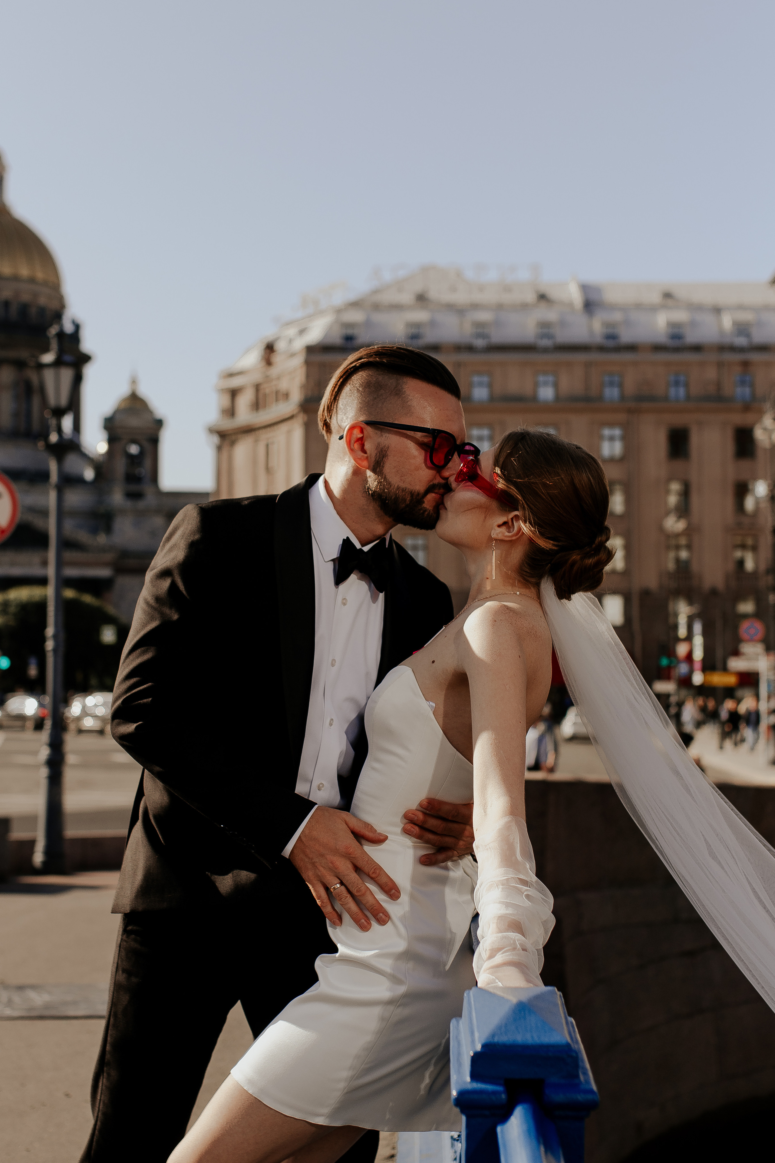 Стильная свадебная съемка с акцентом на розовое. Фотограф в Санкт-Петербурге Лиза Семченкова