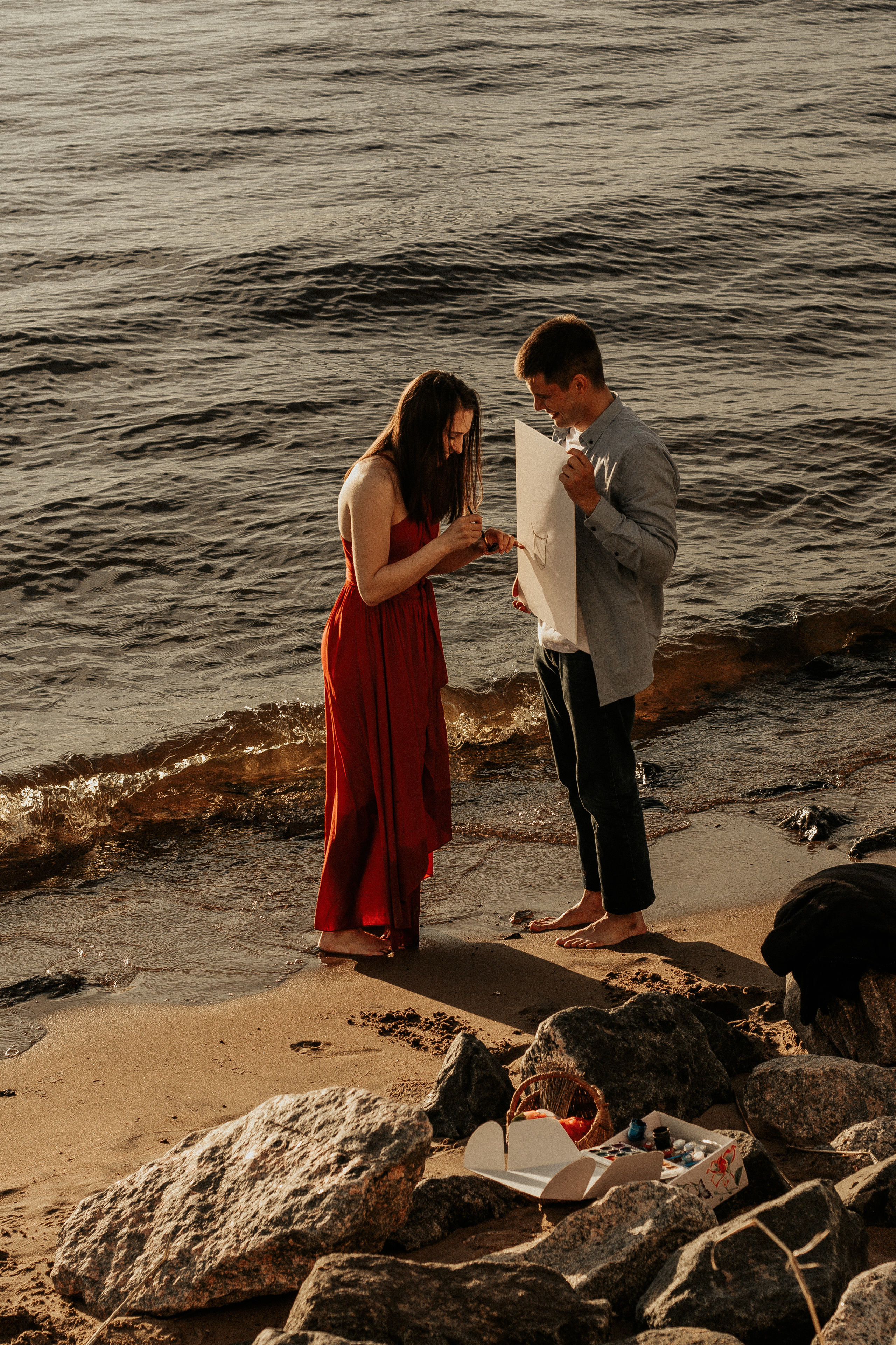 Лавстори на заливе в Петербурге. Фотограф в Санкт-Петербурге Лиза Семченкова