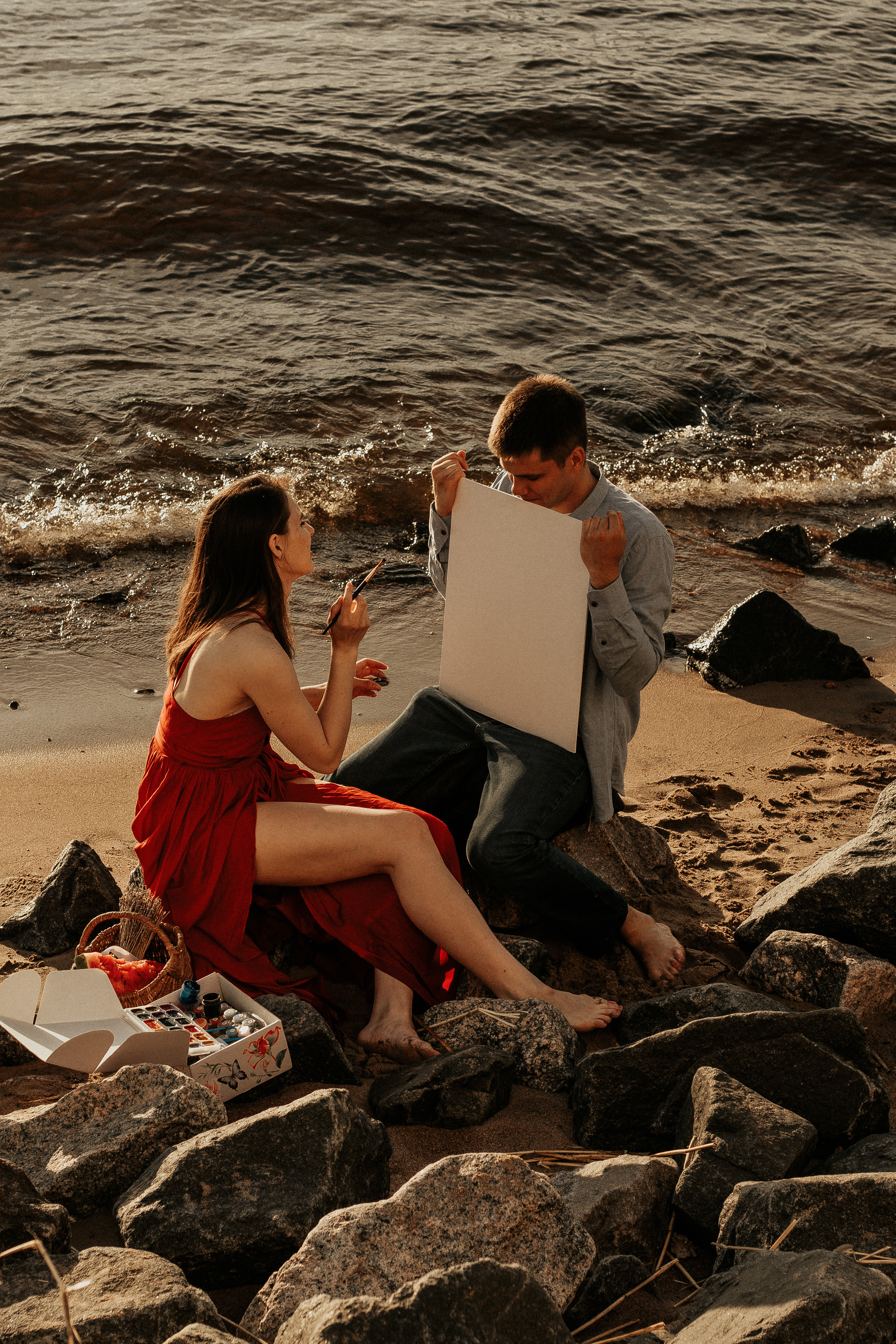 Лавстори на заливе в Петербурге. Фотограф в Санкт-Петербурге Лиза Семченкова