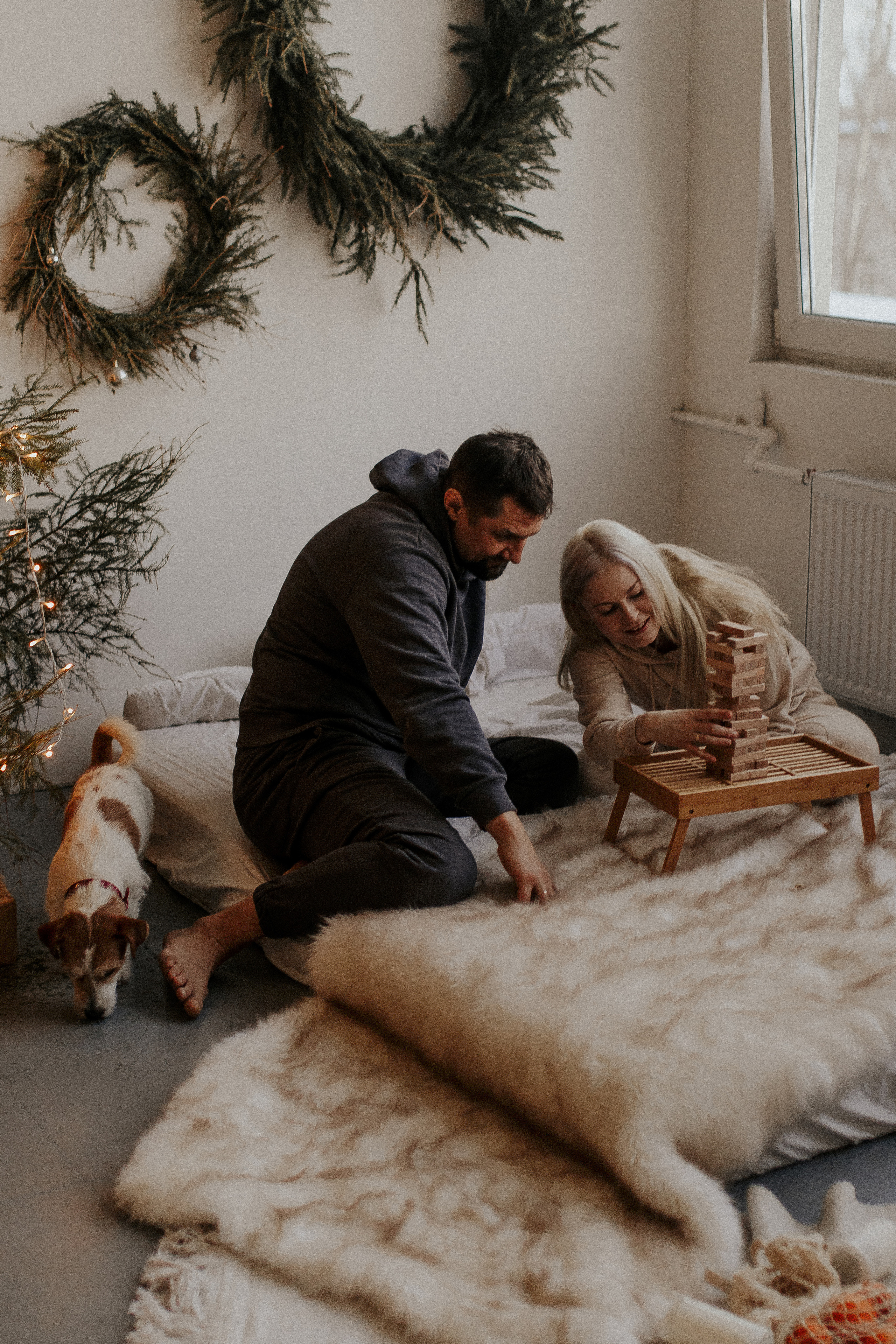 Совместная игра в дженгу. Фотограф в Санкт-Петербурге Лиза Семченкова