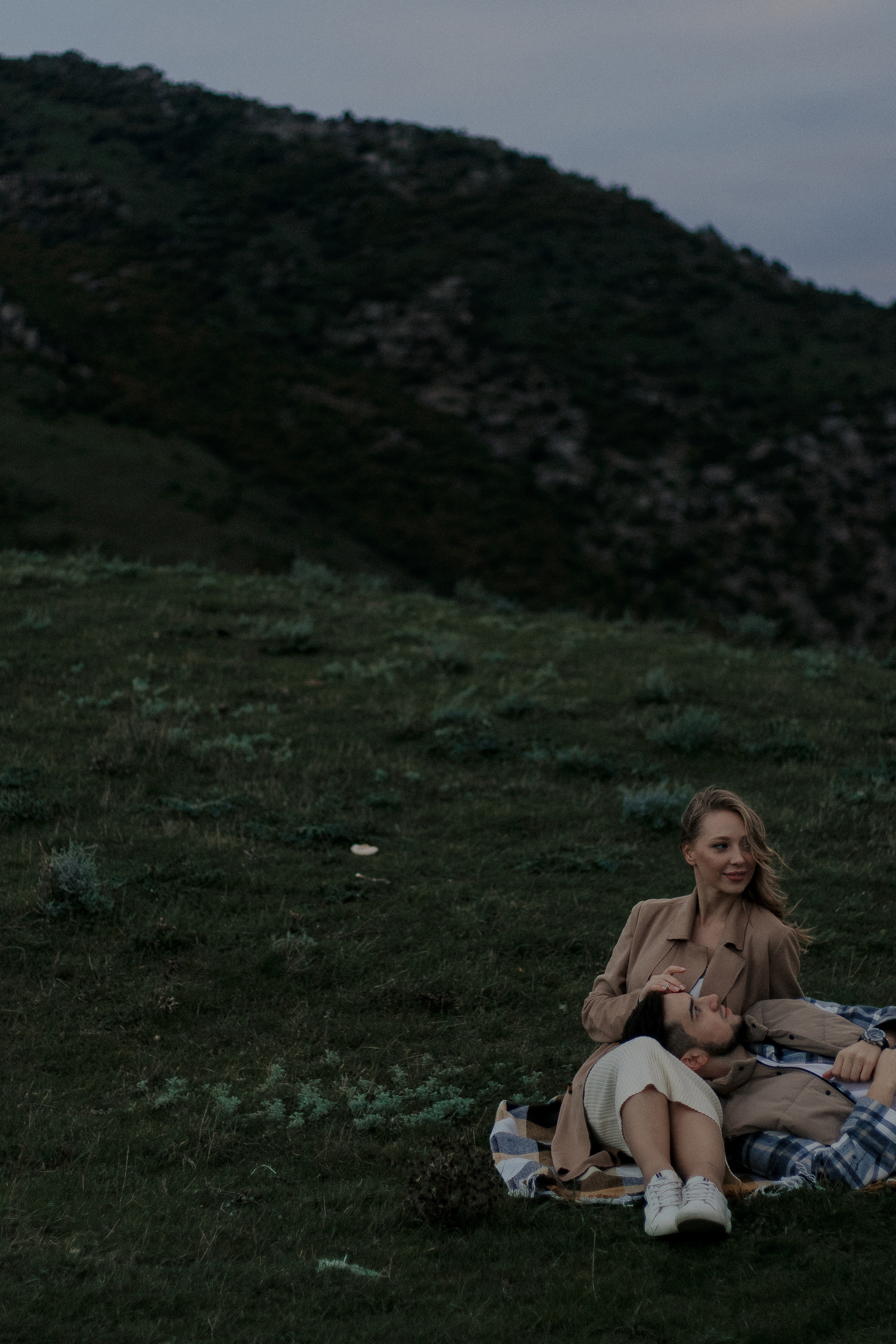 Влюбленные в горах. Фотограф в Санкт-Петербурге Лиза Семченкова