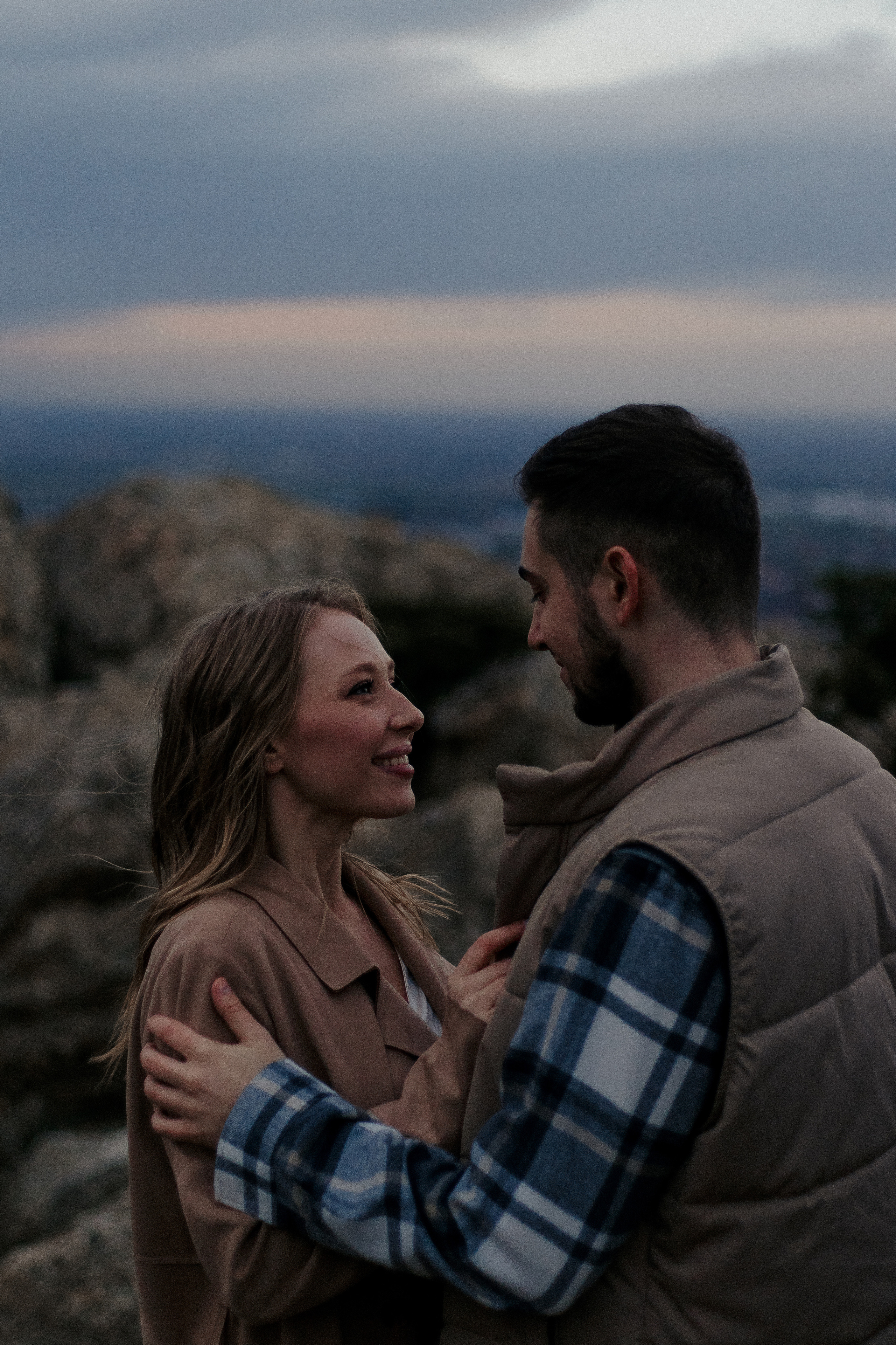 Влюбленные в горах. Фотограф в Санкт-Петербурге Лиза Семченкова