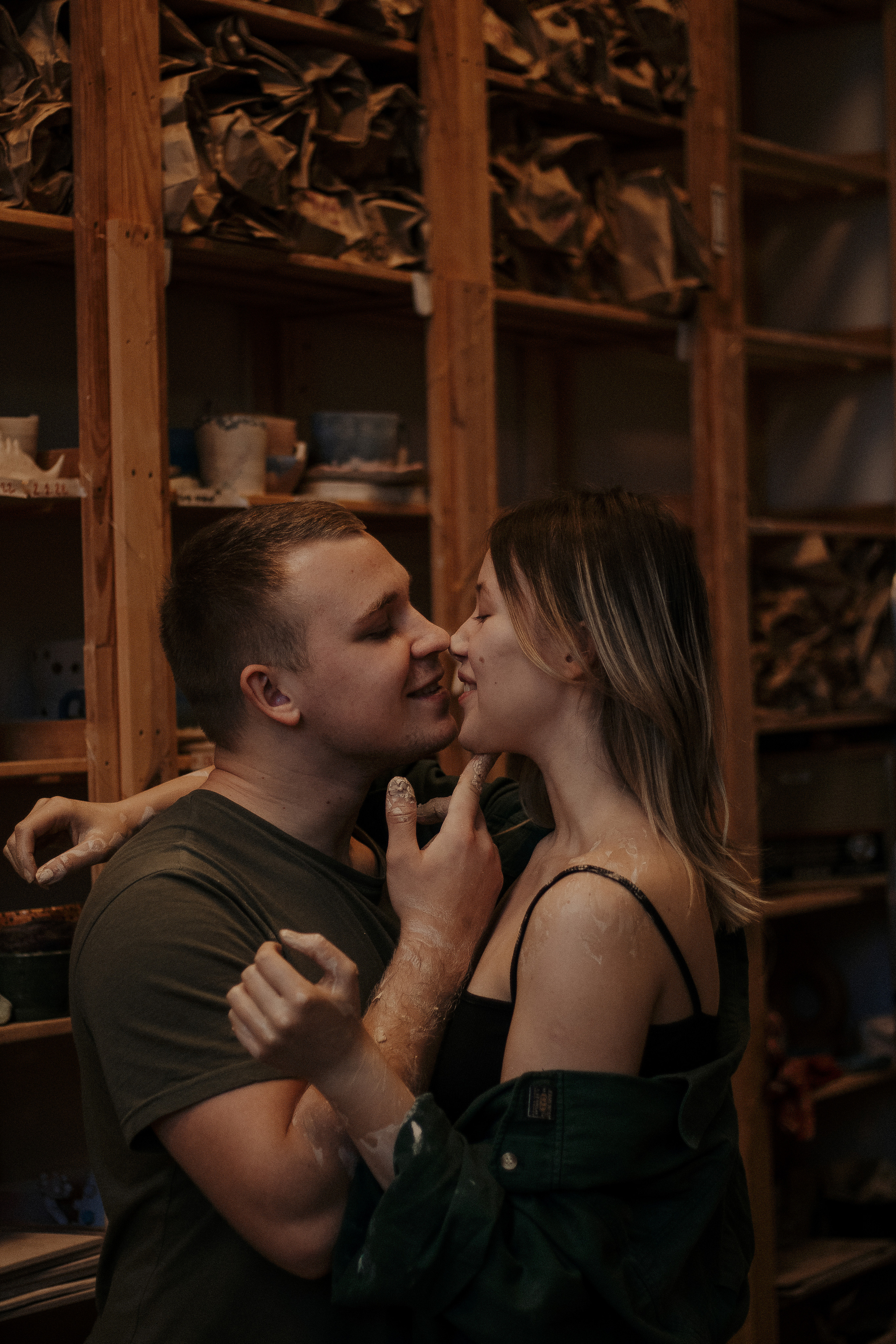 Лавстори в гончарной мастерской Петербурга. Фотограф в Санкт-Петербурге Лиза Семченкова