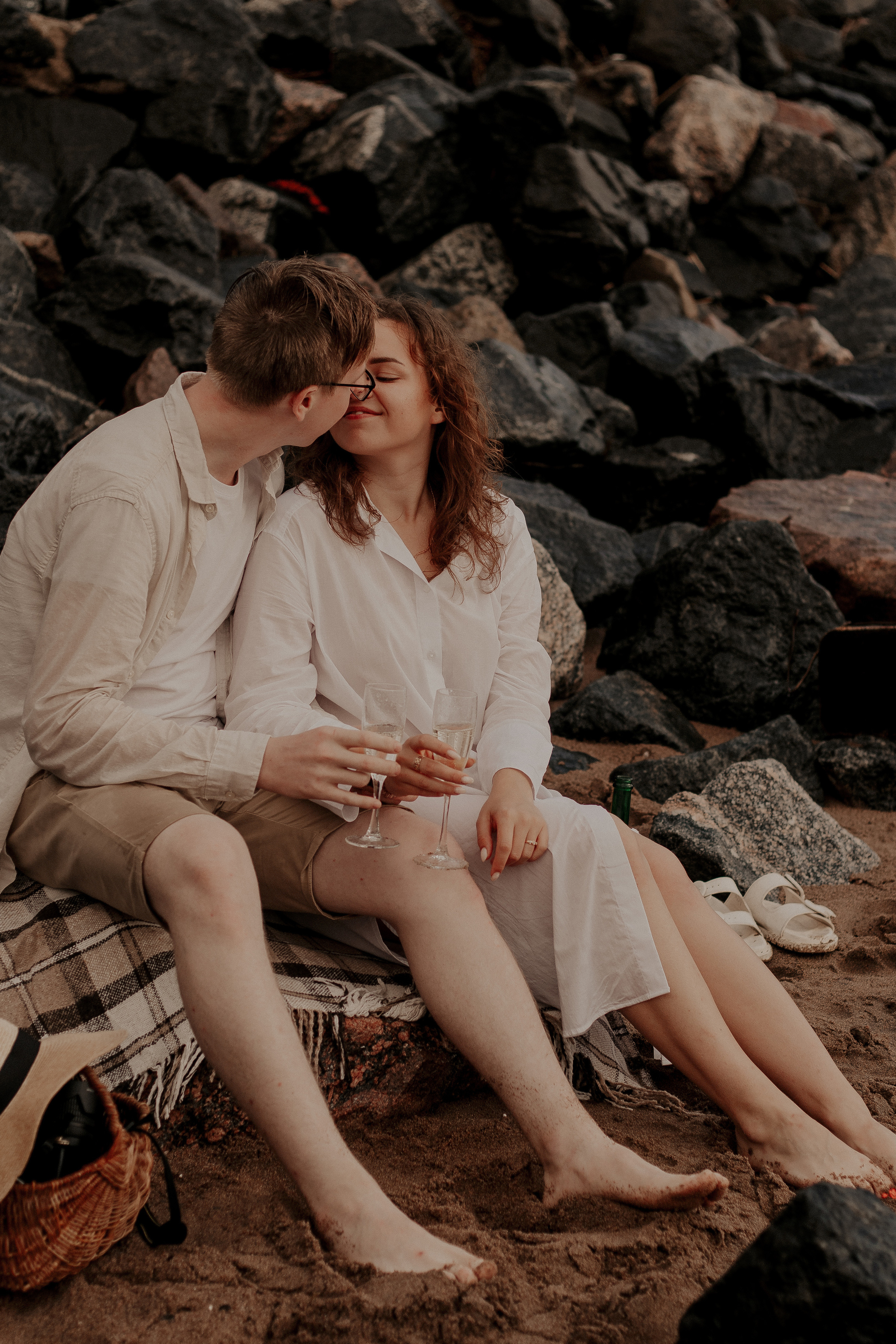 Пара на заливе. Фотограф в Санкт-Петербурге Лиза Семченкова