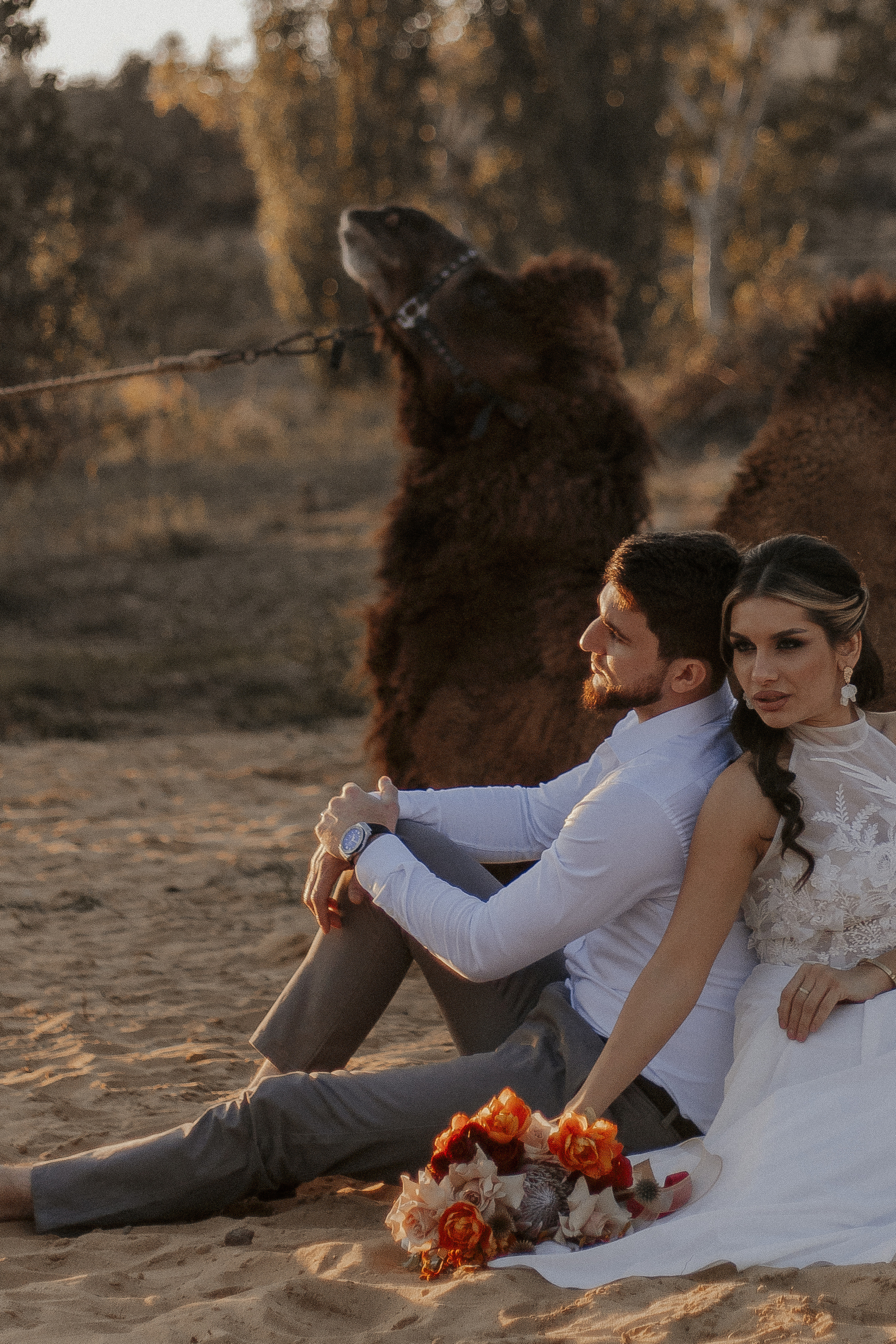 Свадебная съемка в пустыне. Фотограф в Санкт-Петербурге Лиза Семченкова