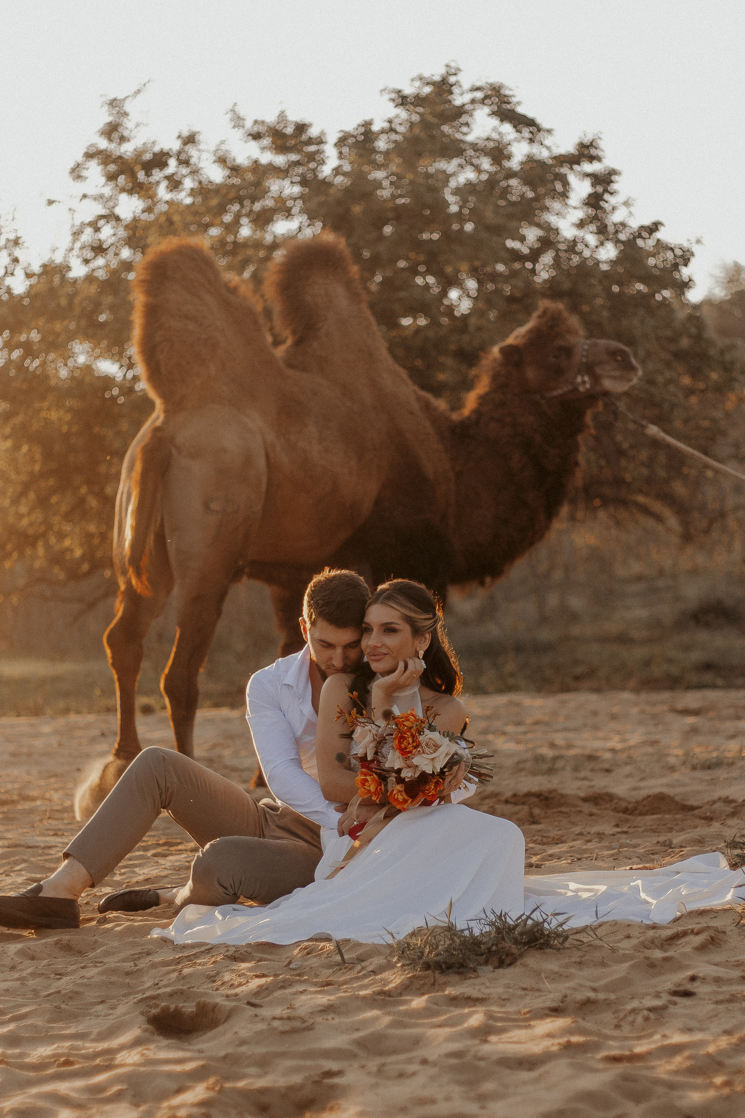 Свадебная съемка в пустыне. Фотограф в Санкт-Петербурге Лиза Семченкова