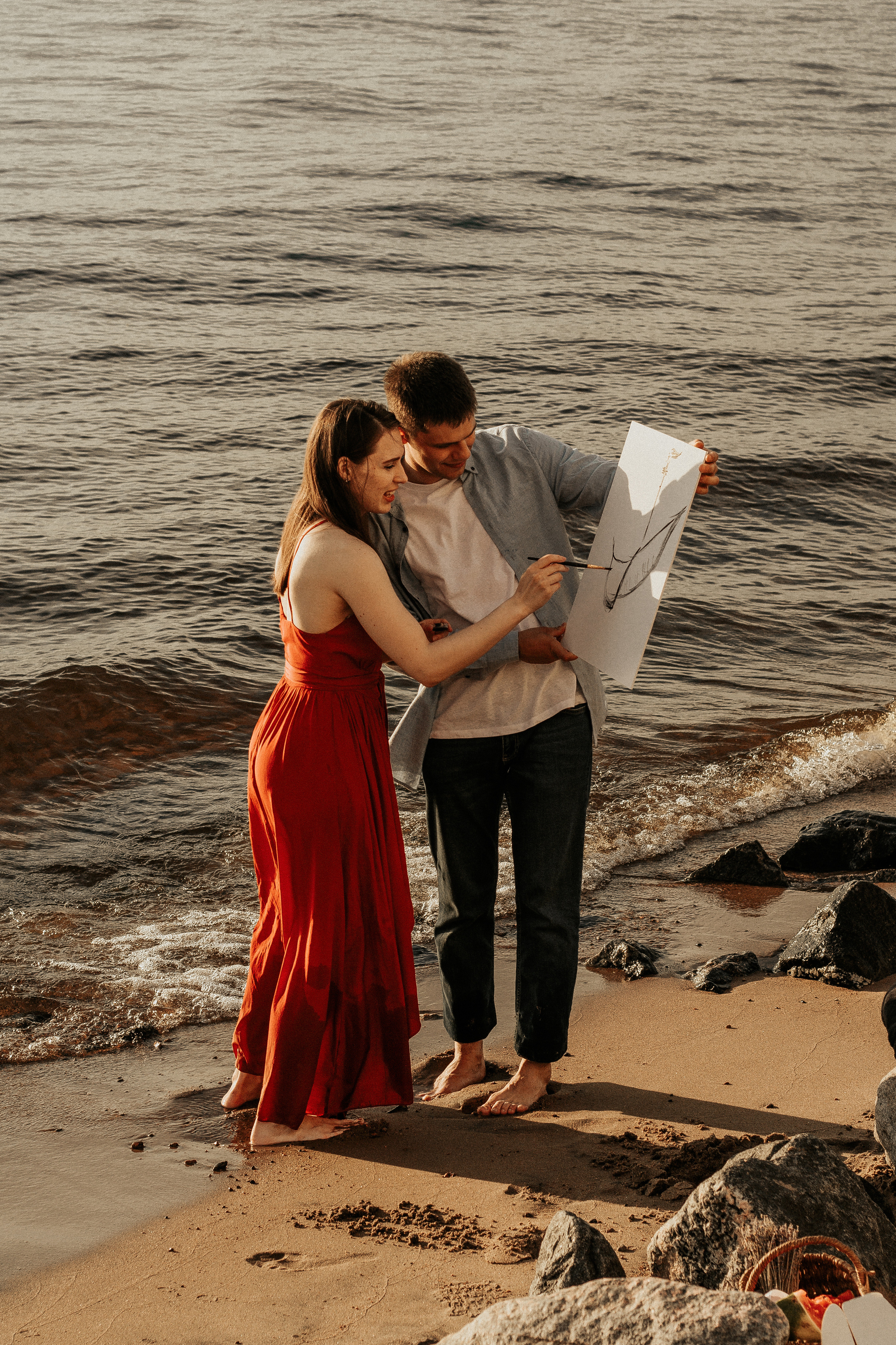 Лавстори на заливе в Петербурге. Фотограф в Санкт-Петербурге Лиза Семченкова