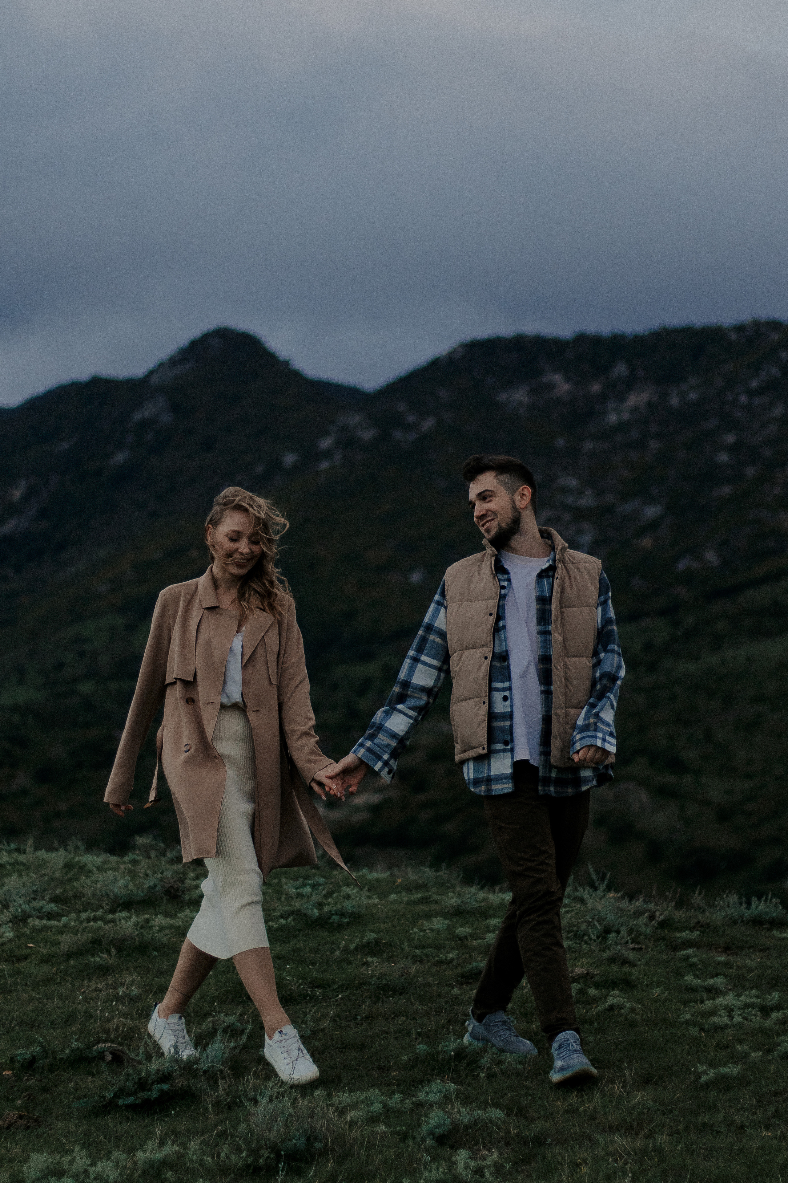 Влюбленные в горах. Фотограф в Санкт-Петербурге Лиза Семченкова