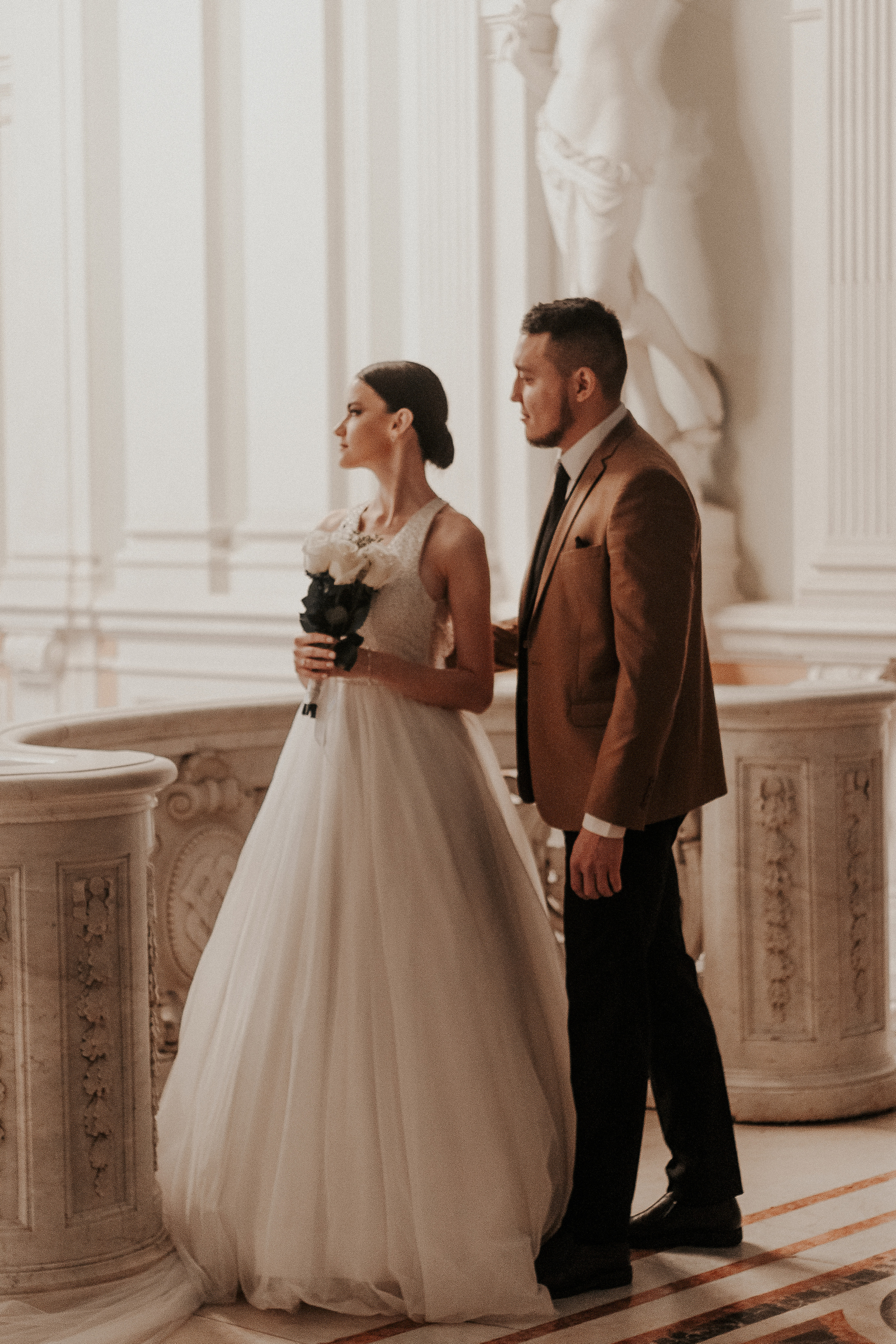 Нежная свадебная история в первом дворце Петербурга. Фотограф в Санкт-Петербурге Лиза Семченкова