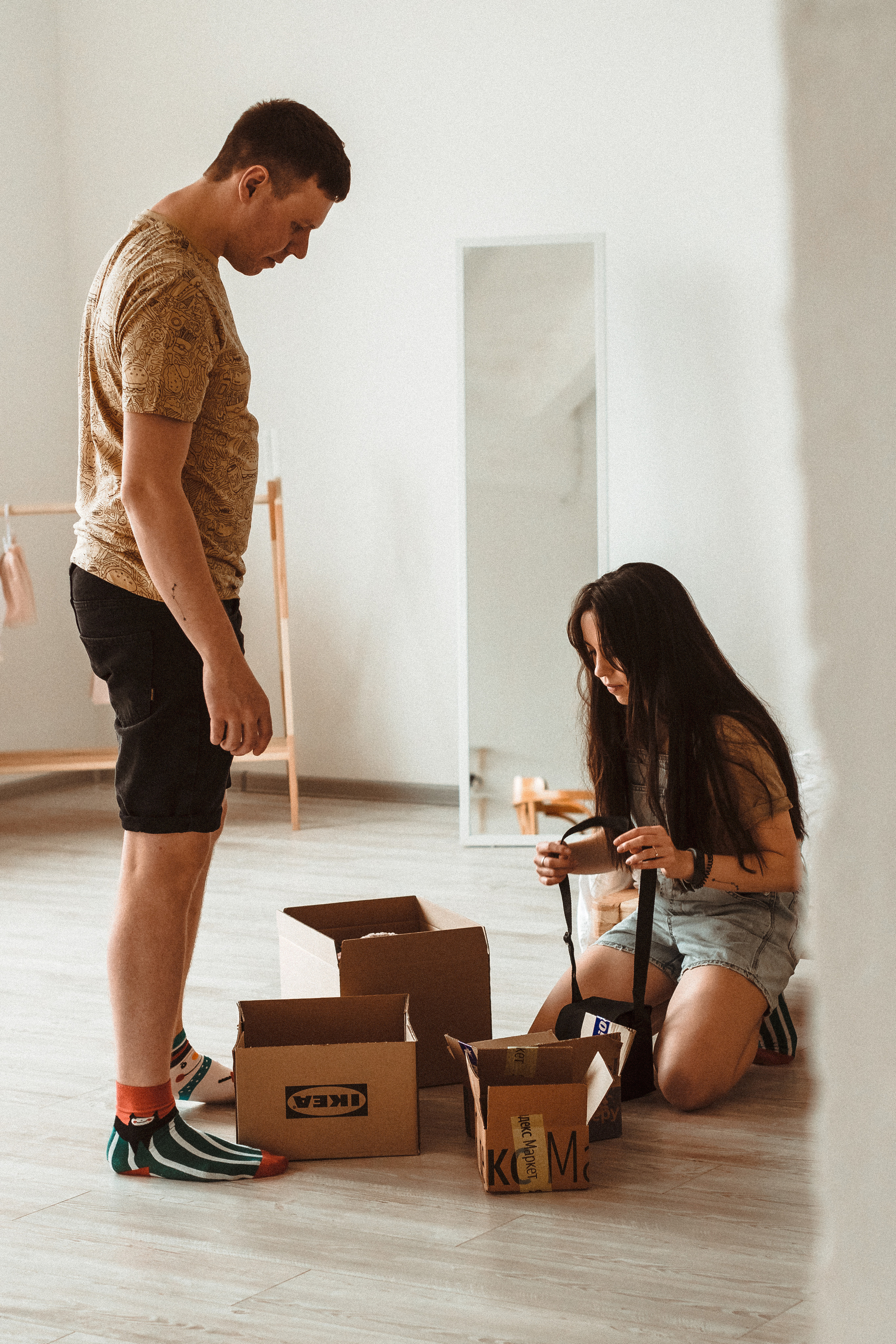 Лавстори во время переезда. Фотограф в Санкт-Петербурге Лиза Семченкова