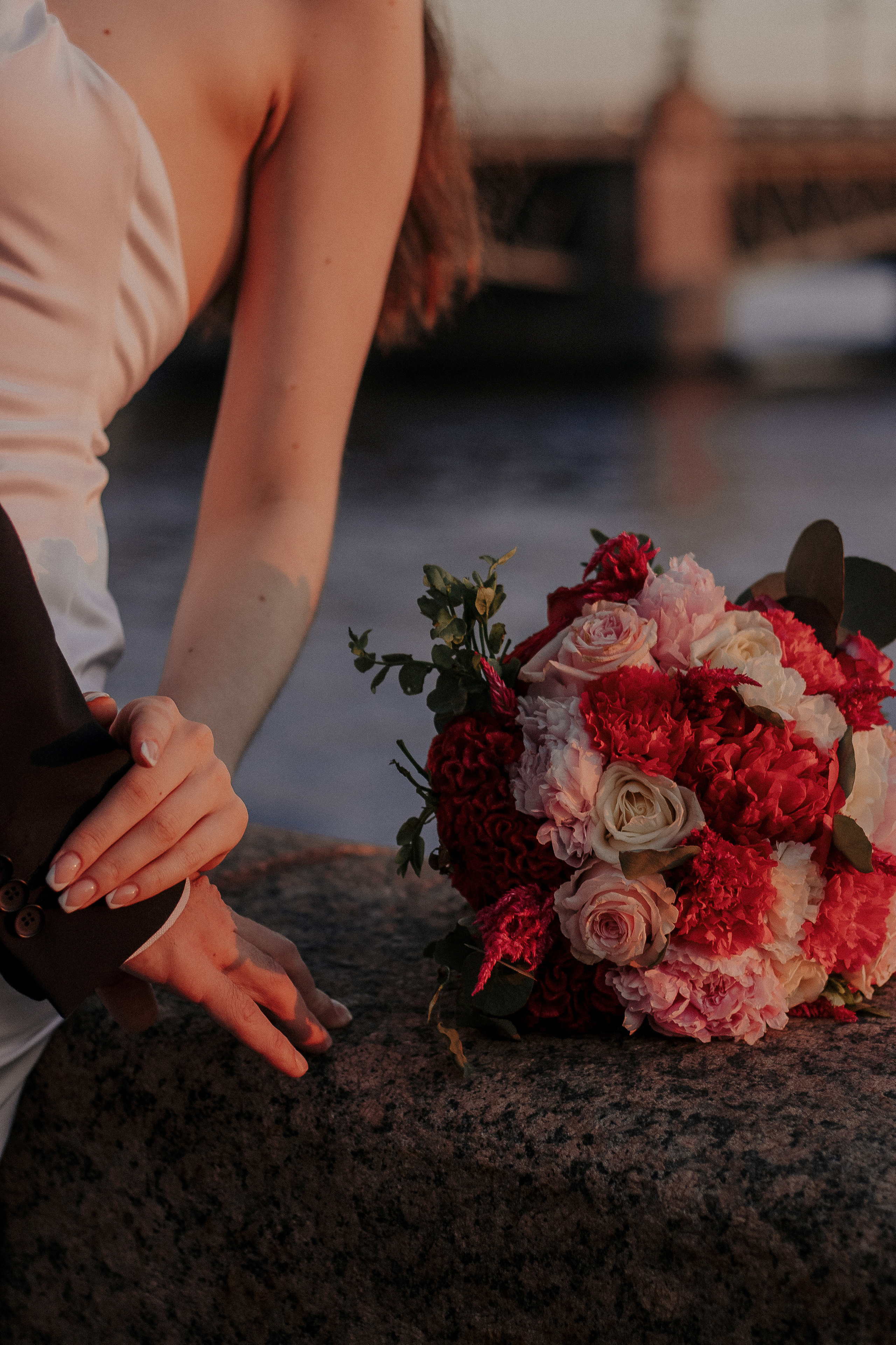 Свадьба на рассвете в Петербурге. Фотограф в Санкт-Петербурге Лиза Семченкова