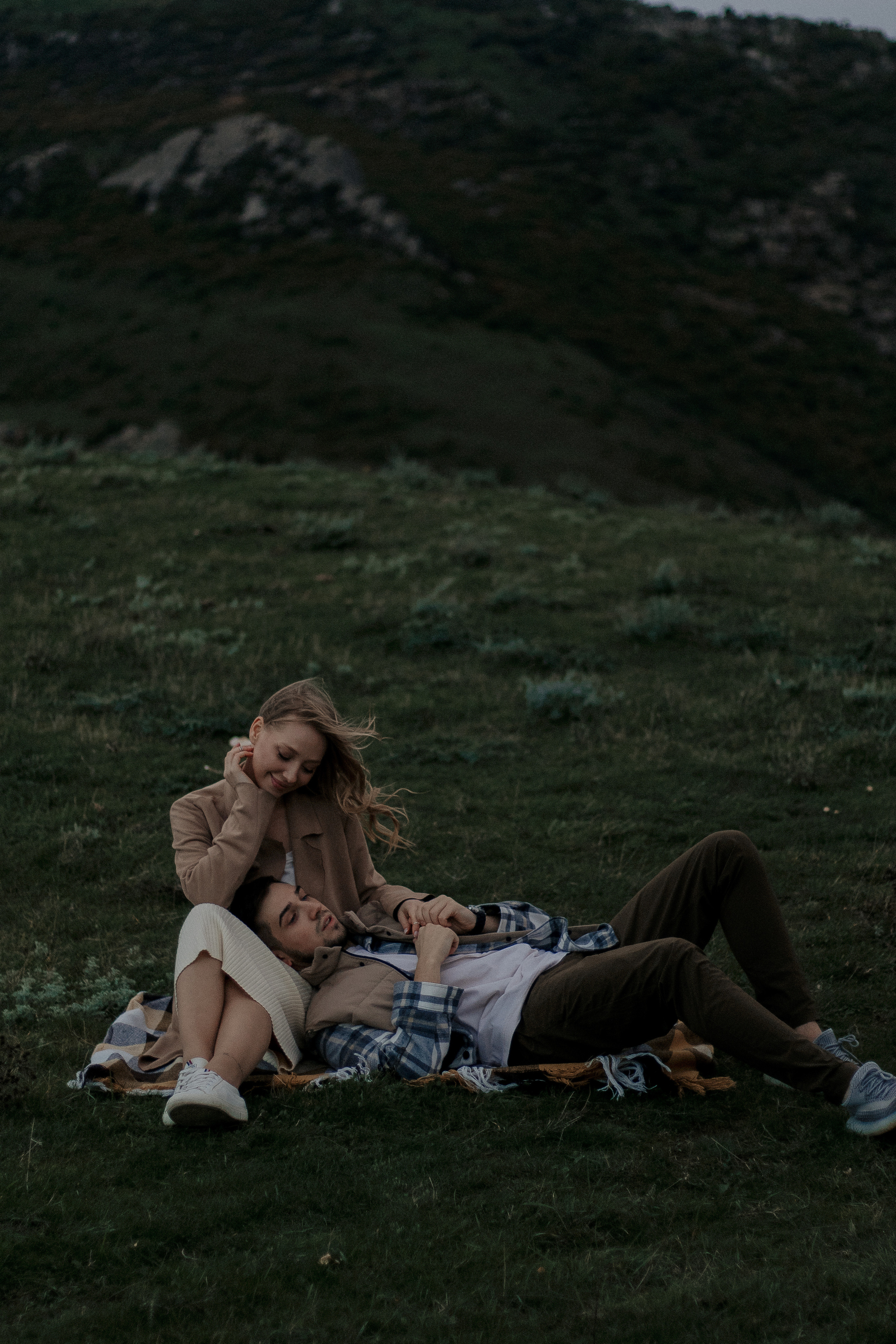 Влюбленные в горах. Фотограф в Санкт-Петербурге Лиза Семченкова