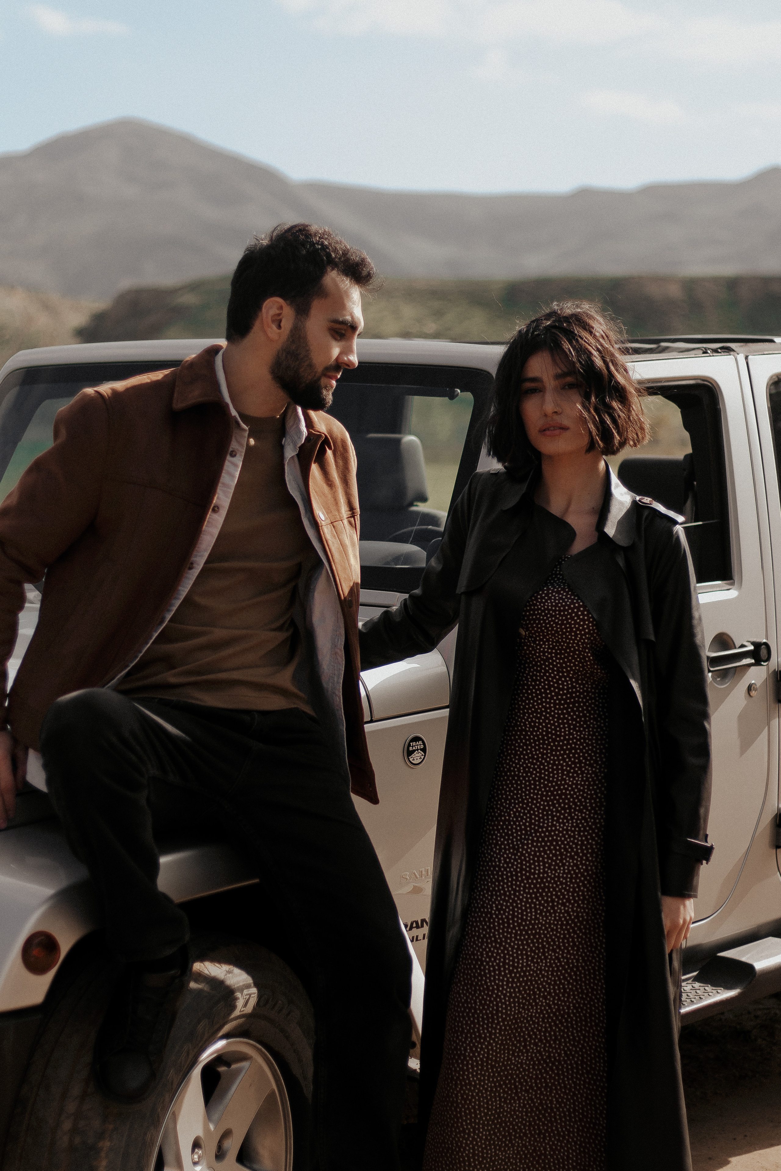 Лавстори с джипом на сафари. Фотограф в Санкт-Петербурге Лиза Семченкова