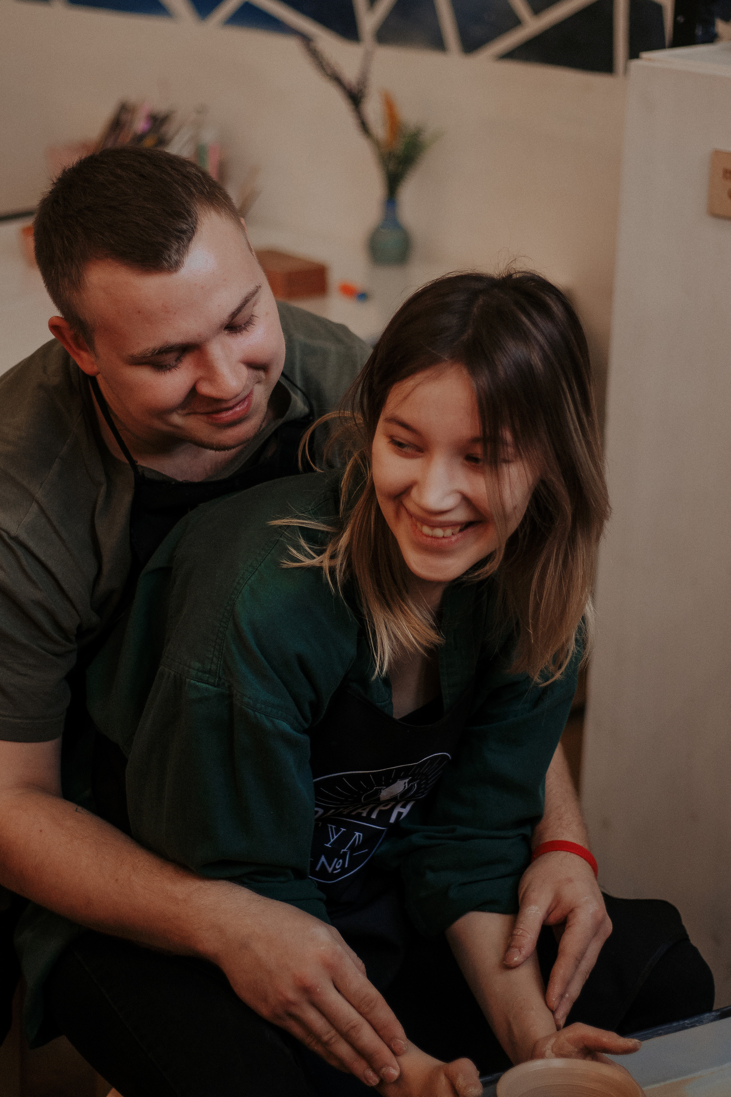 Лавстори в гончарной мастерской Петербурга. Фотограф в Санкт-Петербурге Лиза Семченкова