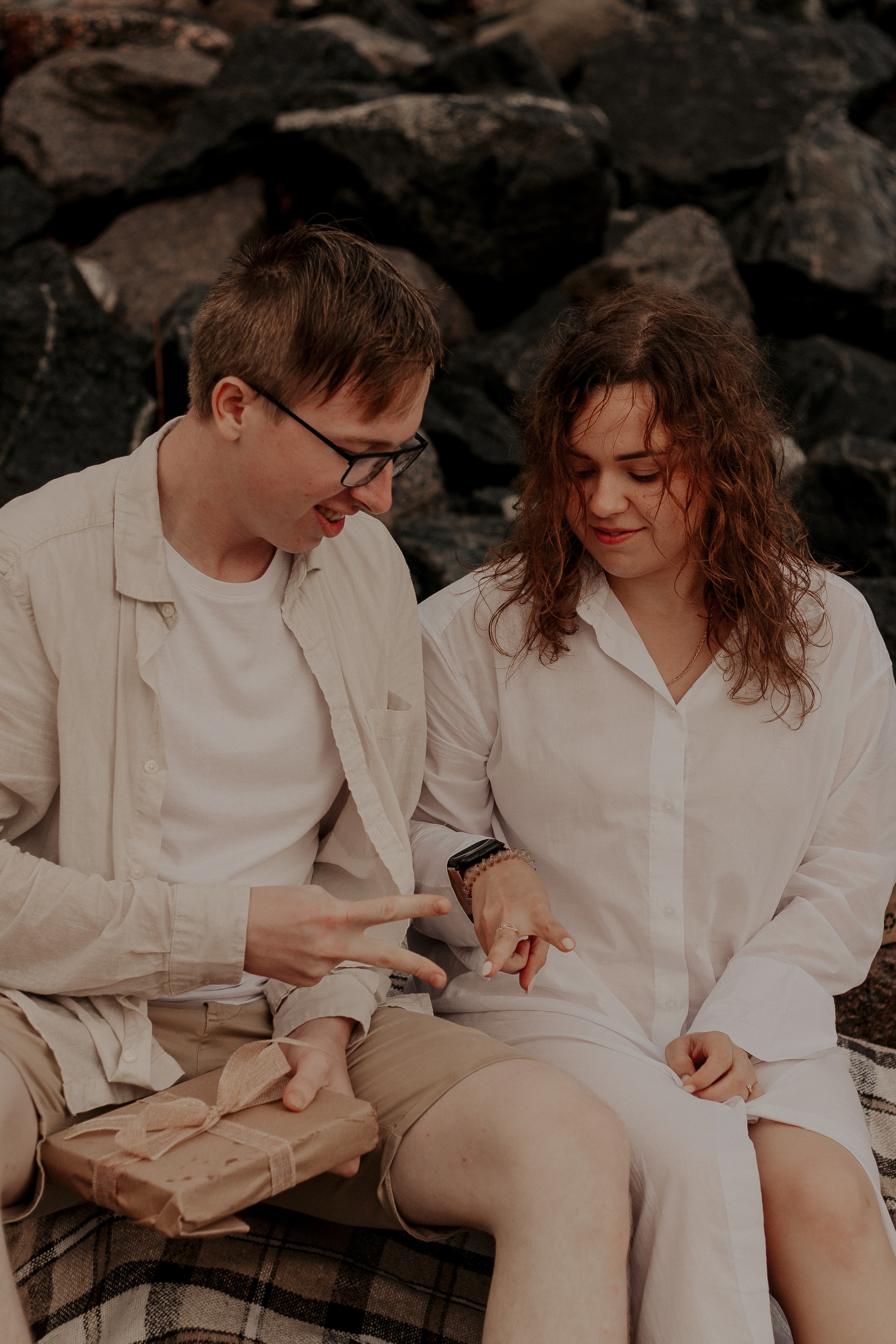 Пара на заливе. Фотограф в Санкт-Петербурге Лиза Семченкова