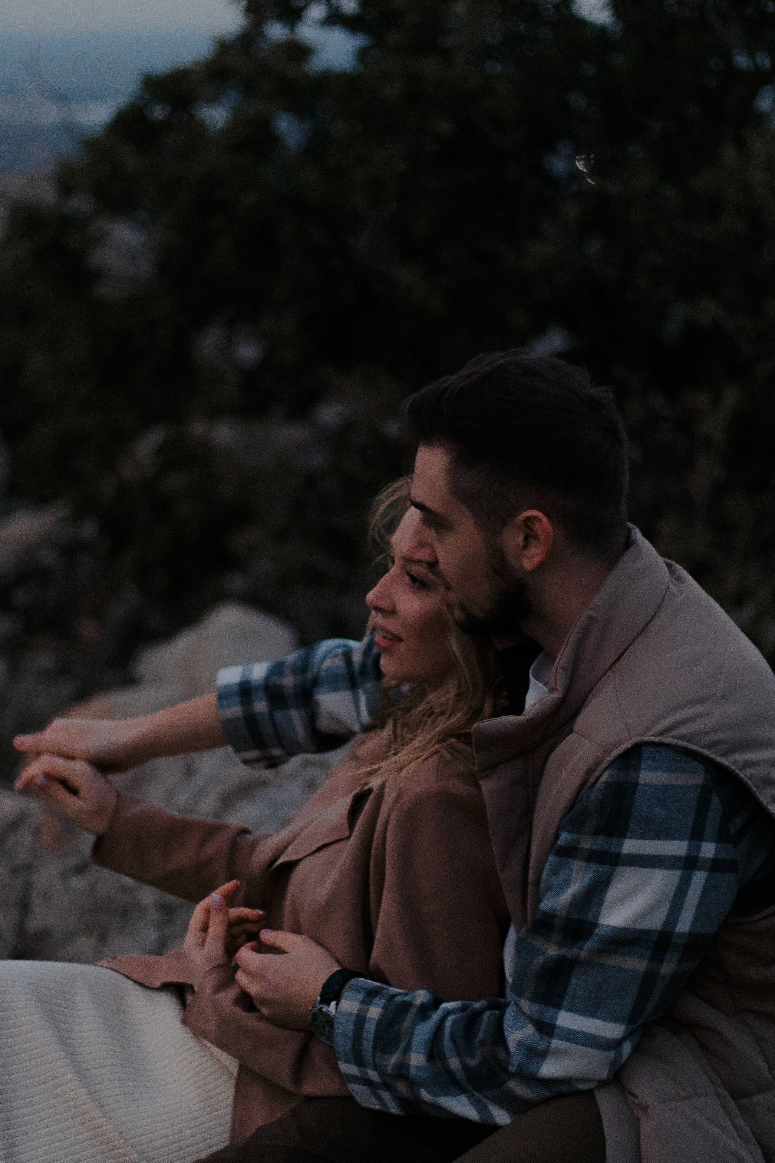 Влюбленные в горах. Фотограф в Санкт-Петербурге Лиза Семченкова