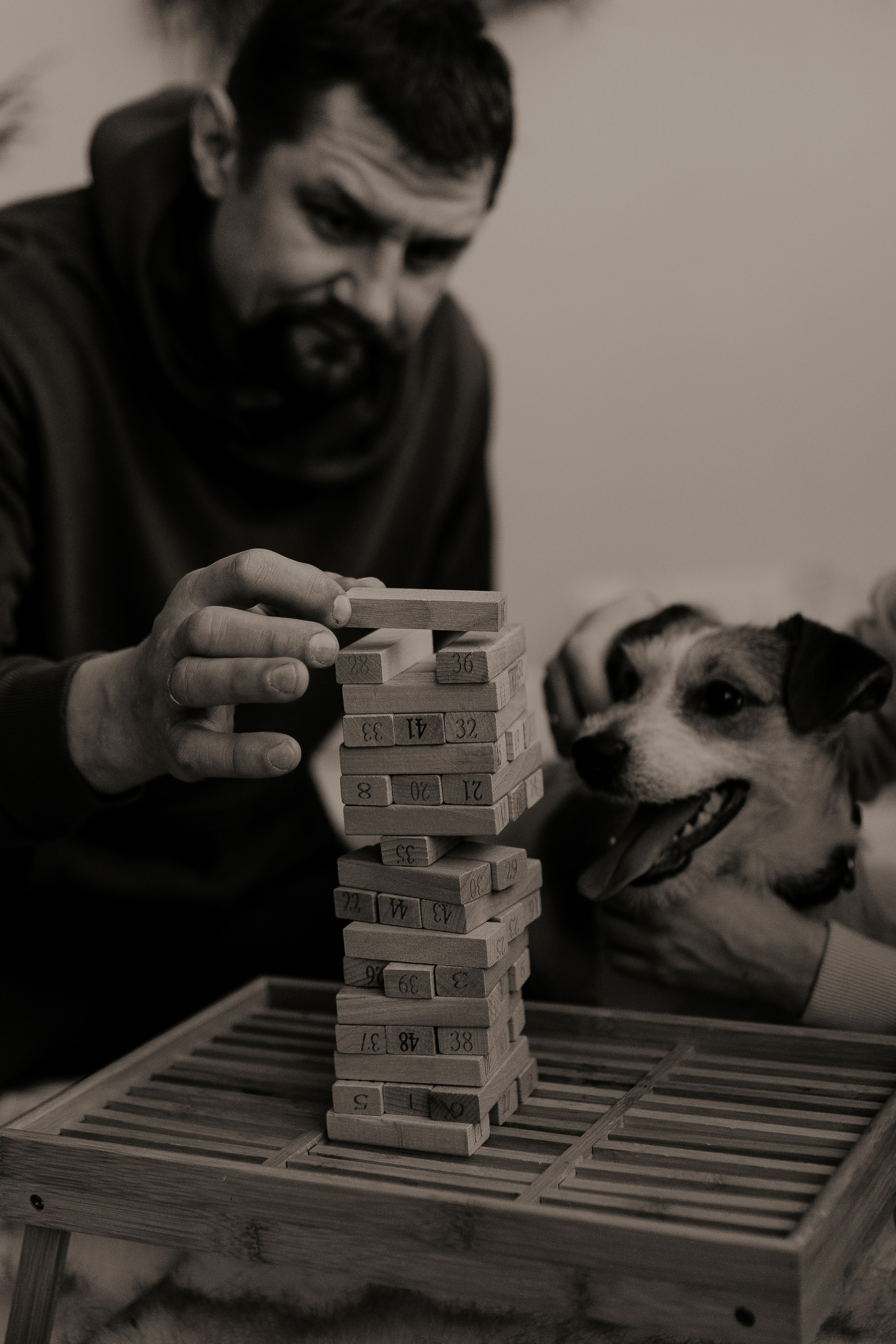 Совместная игра в дженгу. Фотограф в Санкт-Петербурге Лиза Семченкова