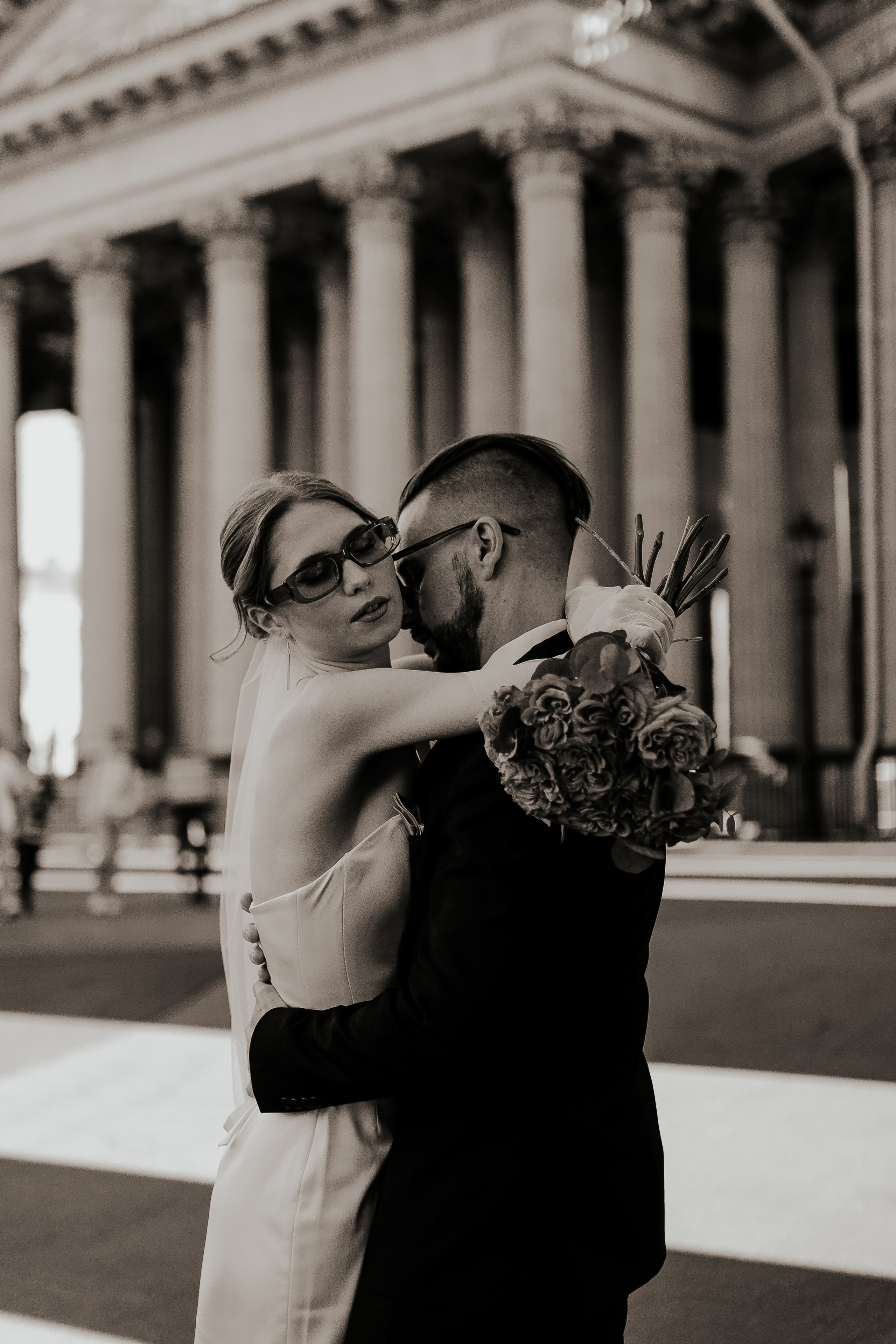 Стильная свадебная съемка с акцентом на розовое. Фотограф в Санкт-Петербурге Лиза Семченкова