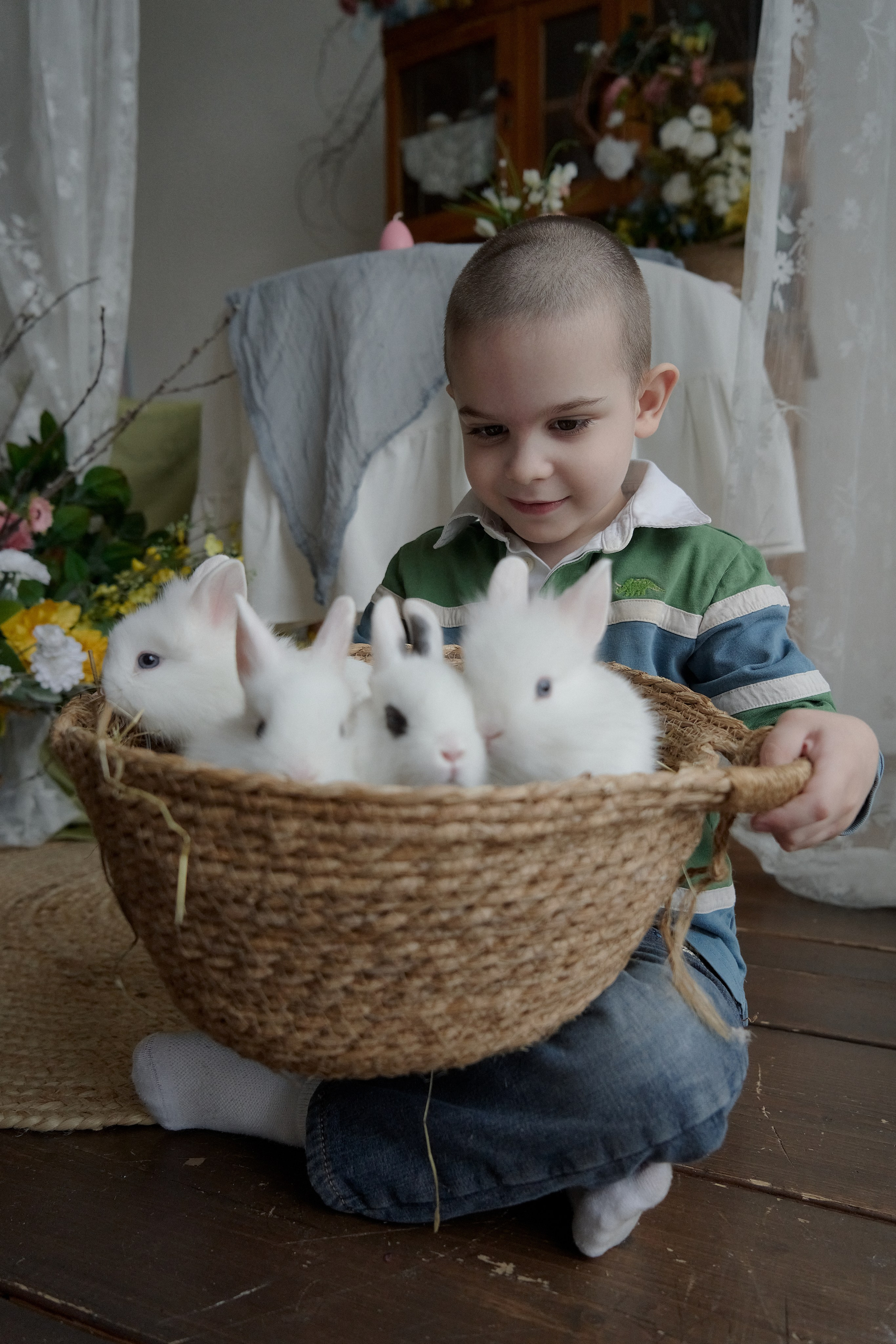 Пасхальная фотосессия с животными в Краснодаре