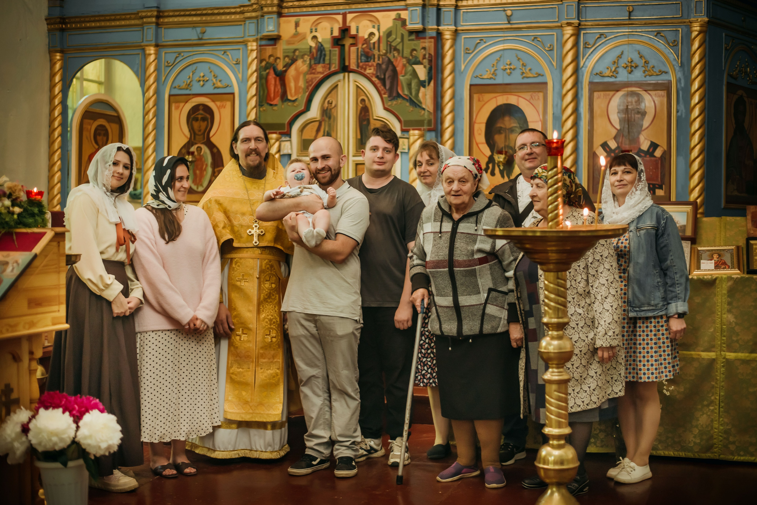 Крещение Федора. Свадебный и портретный фотограф lifestyle