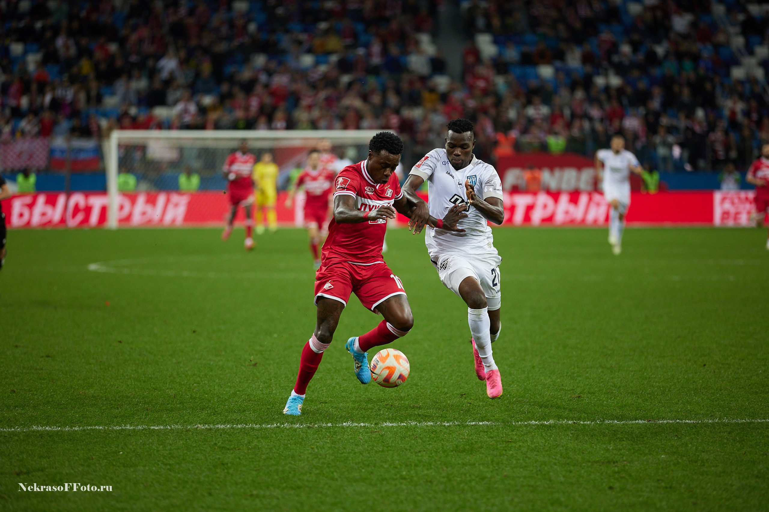 РПЛ ФК Пари НН- ФК Спартак. Спортивный фотограф Некрасов Денис