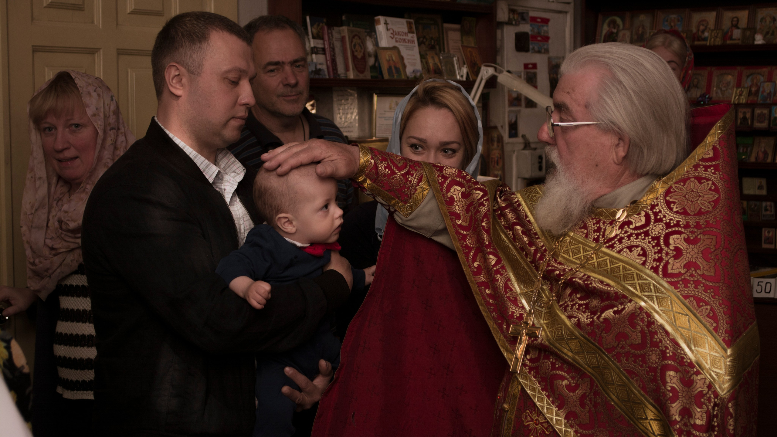 Крещение Никиты в храме Михаила Тверского г. Тверь. Фотограф Евгений Егоров