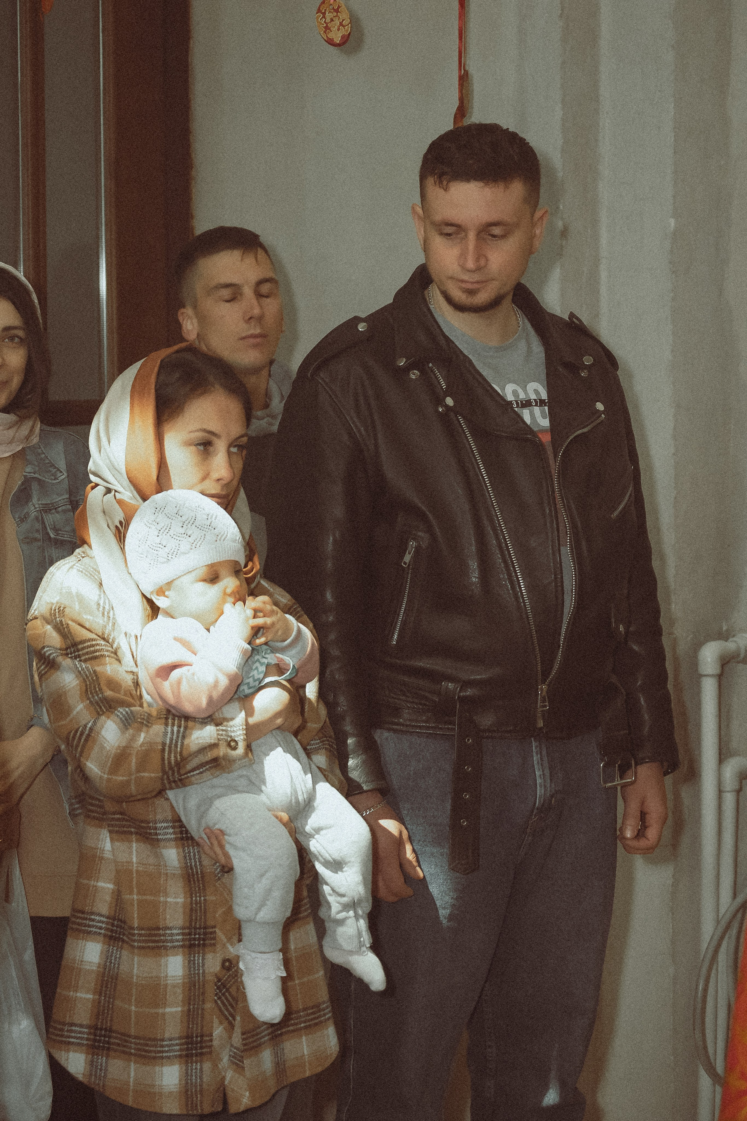 Крещение Ксении в храме Рождества Пресвятой Богородицы д. Щербинино. Фотограф Евгений Егоров