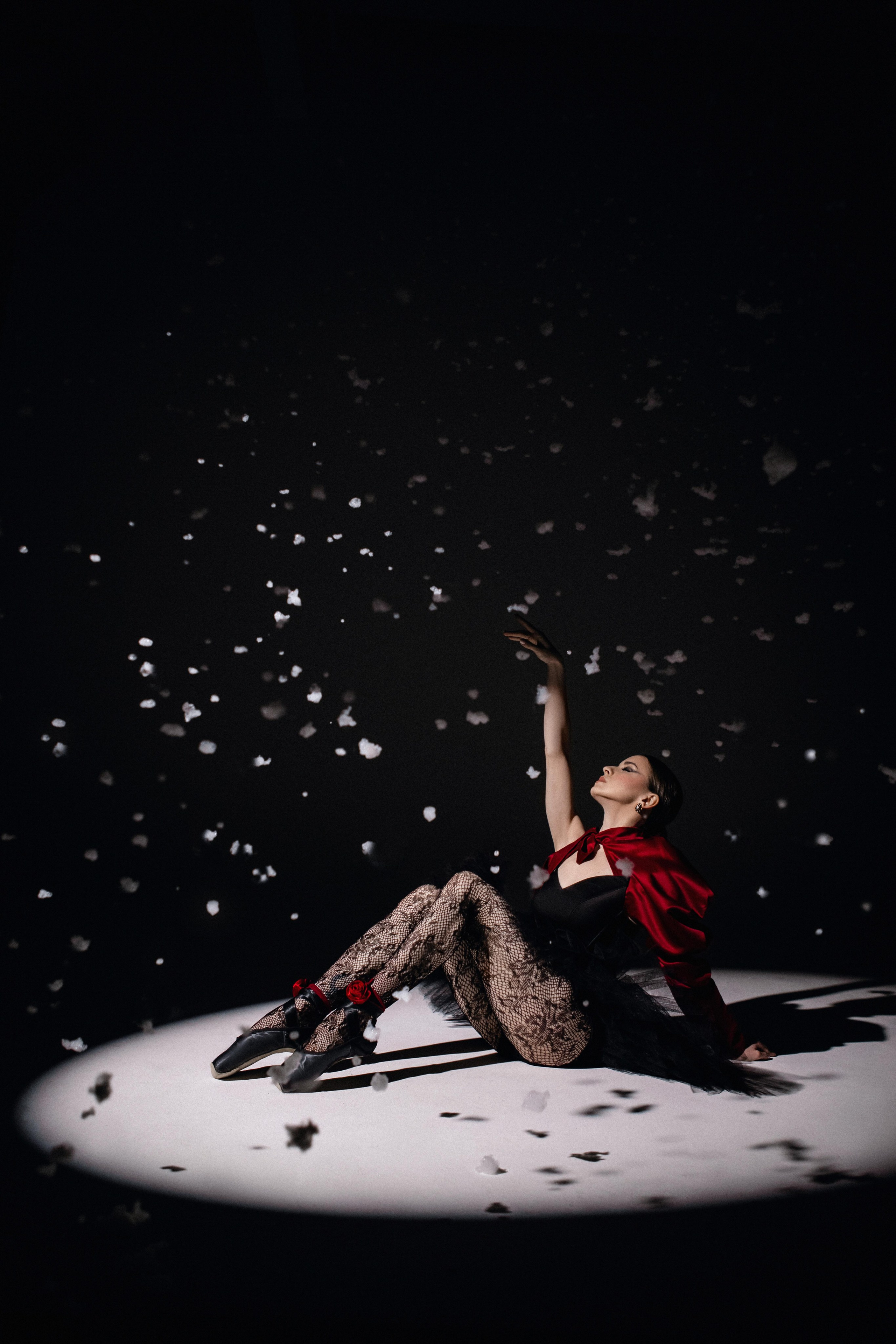 Снежный балет. Черный лебедь. Фотограф в Москве Ольга Сатони